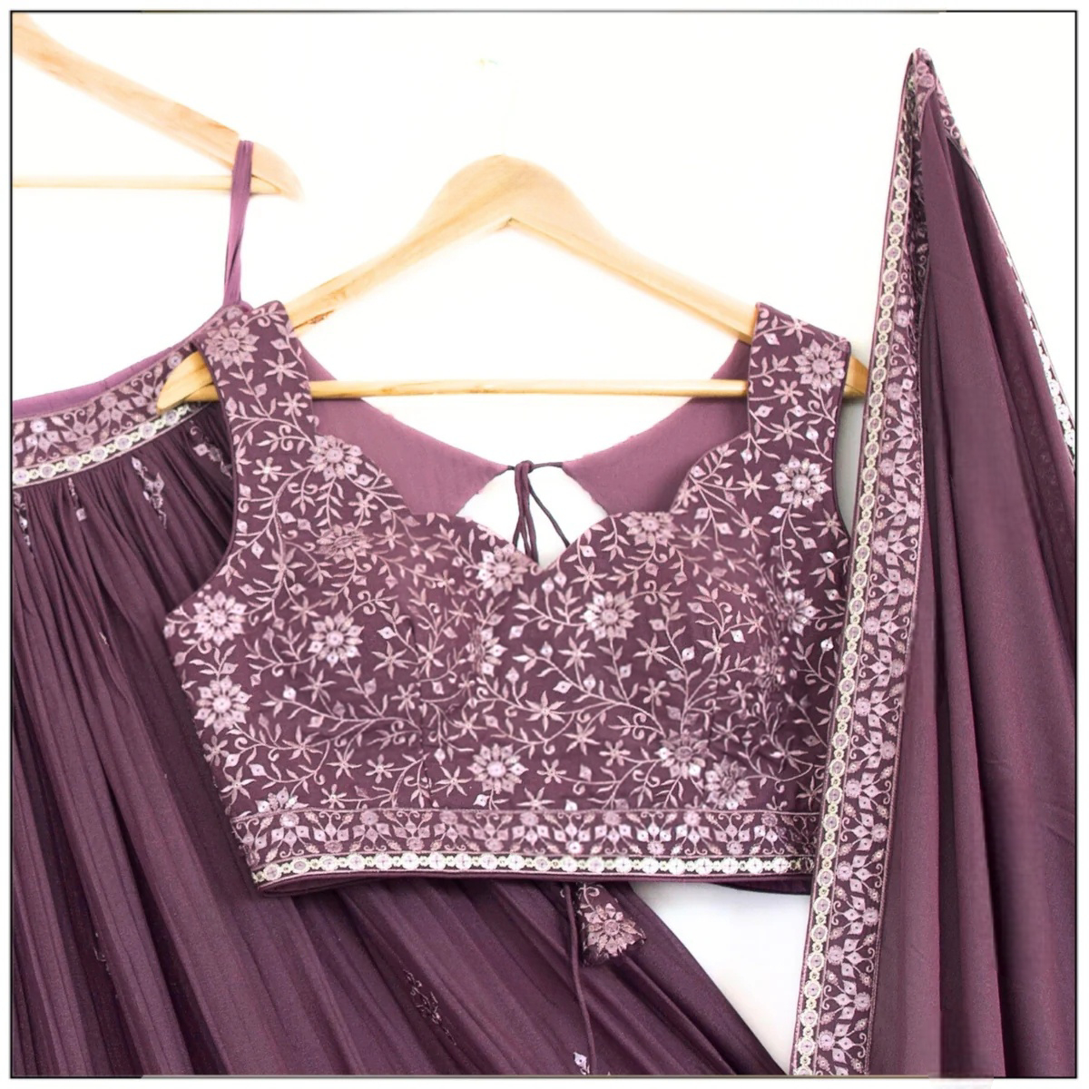 Kavya Rosy Star Faux Georgette Lehenga Choli