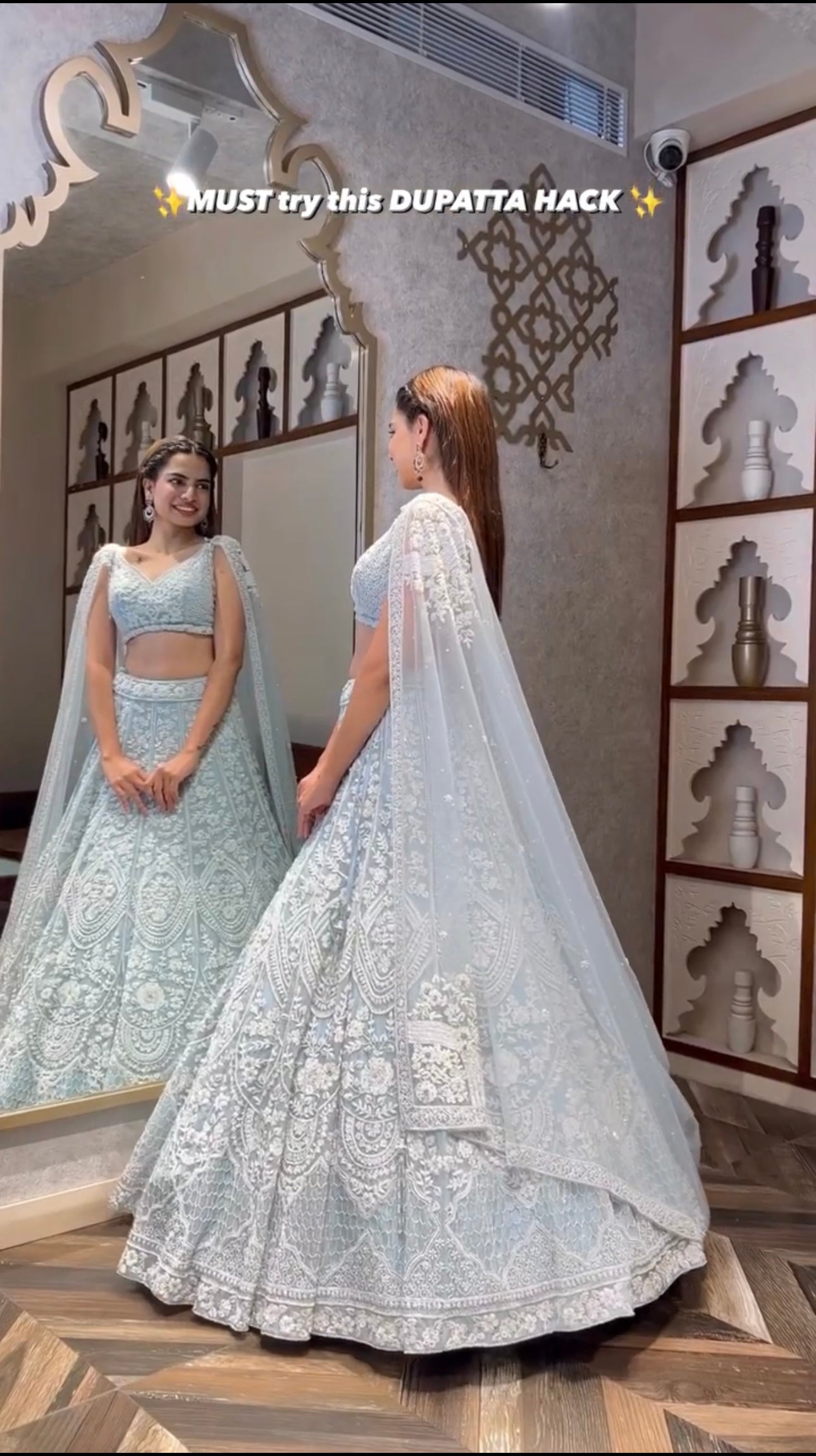 Anika Net Sequins & Thread Work Lehenga Choli Set