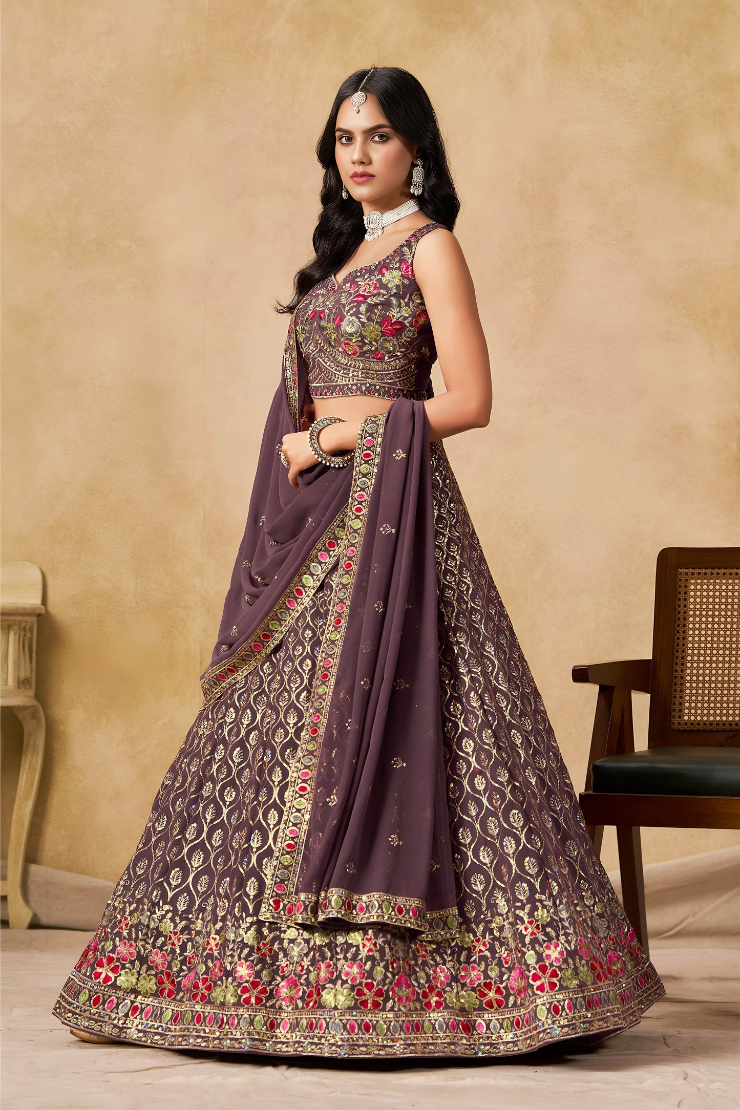Prisha Light Purple Designer Lehenga Choli