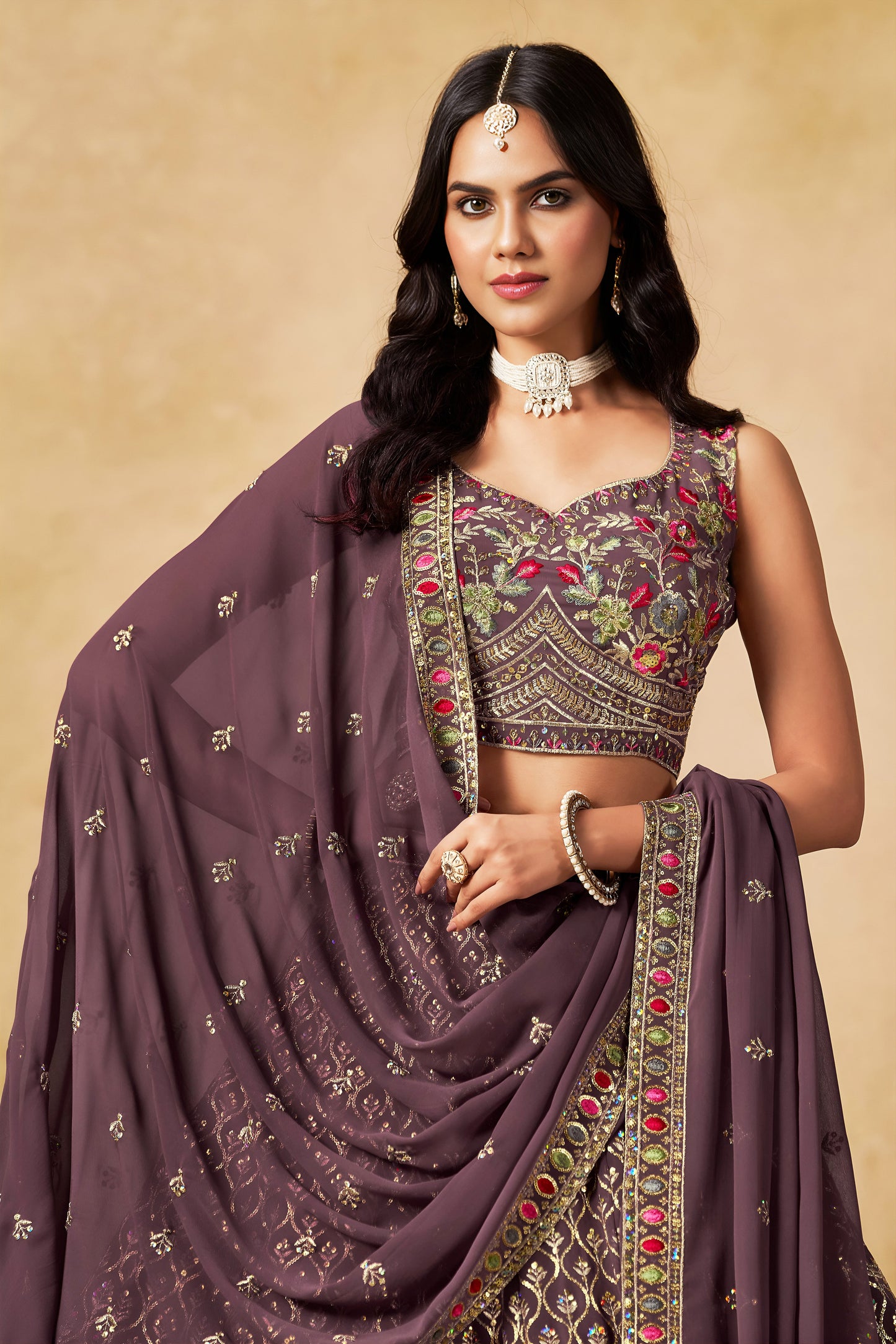 Prisha Light Purple Designer Lehenga Choli