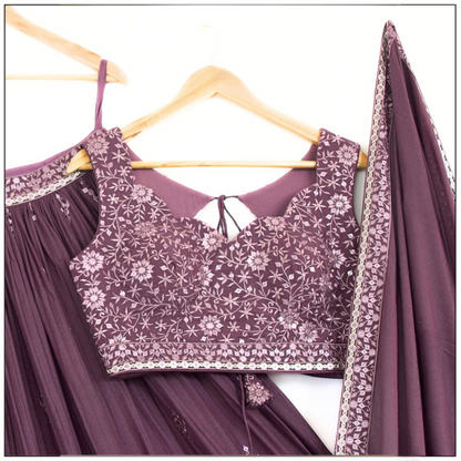 Kavya Rosy Star Faux Georgette Lehenga Choli