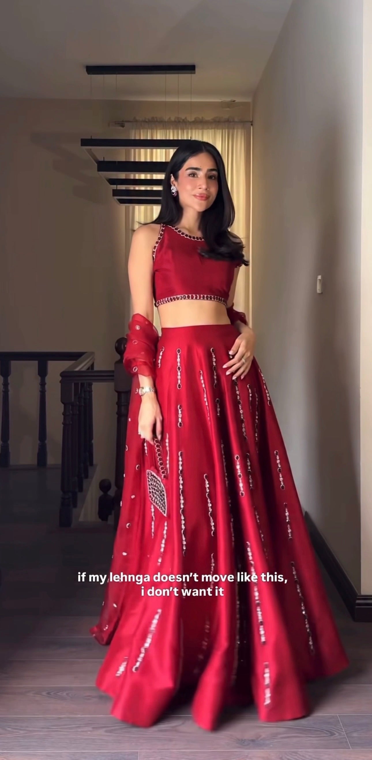Vritika Malai Satin Silk Mirror Work Lehenga Choli