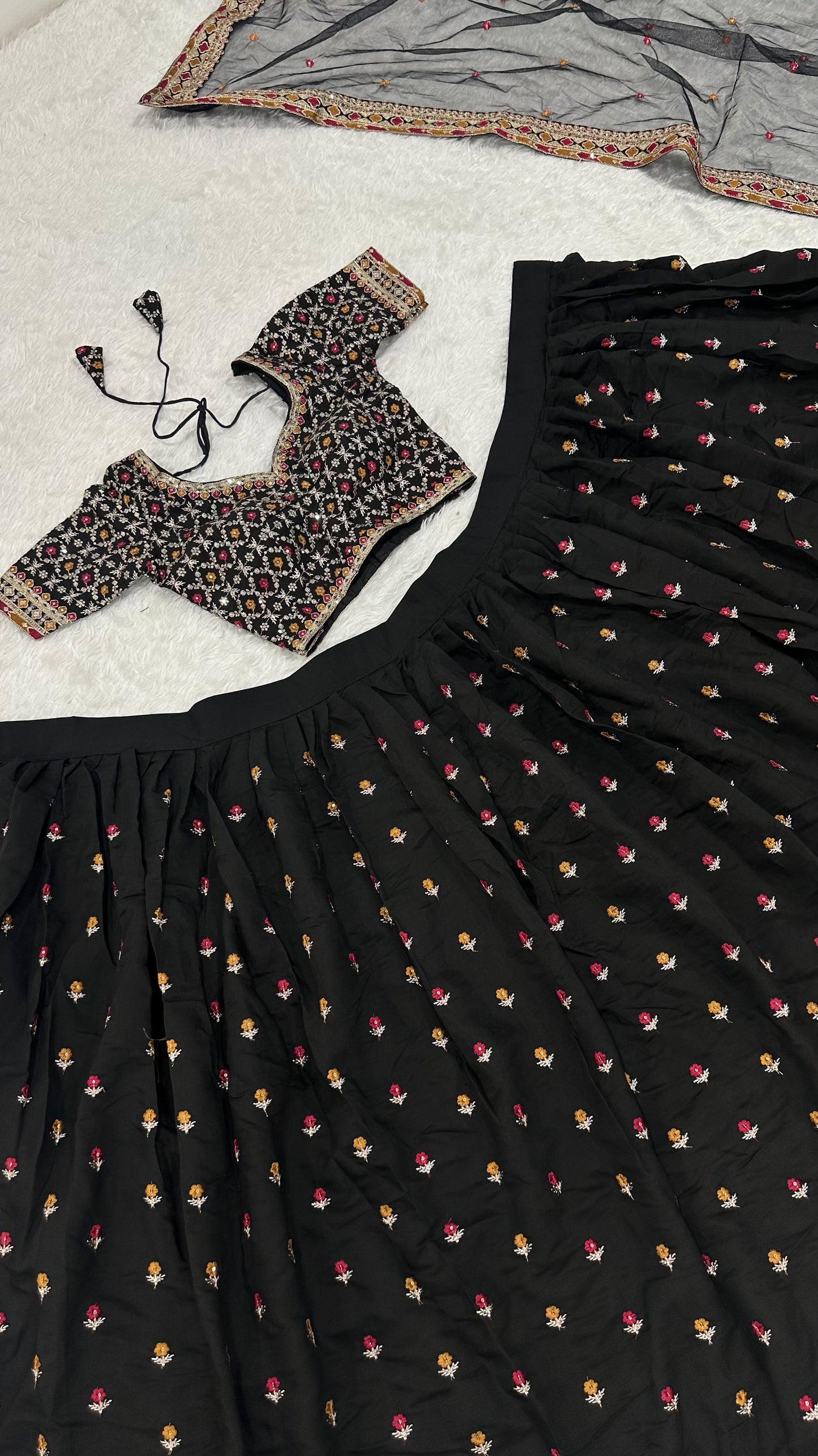 Aavnika Premium Poly Silk Zari Work Lehenga Choli