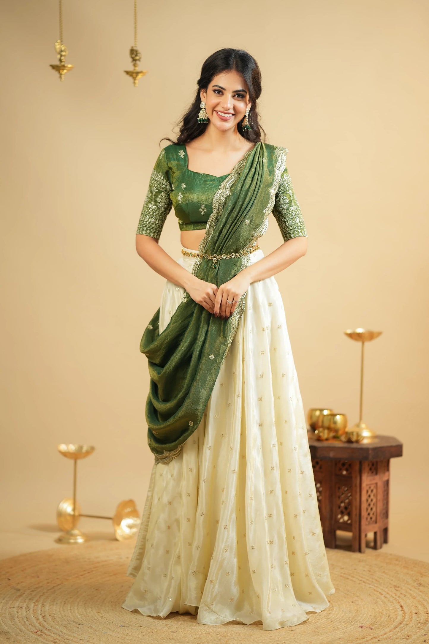 Kavya Pure Crepe Silk Lehenga Choli
