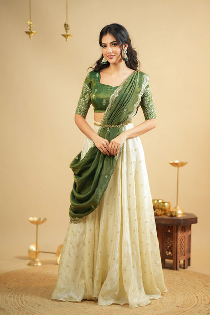 Kavya Pure Crepe Silk Lehenga Choli