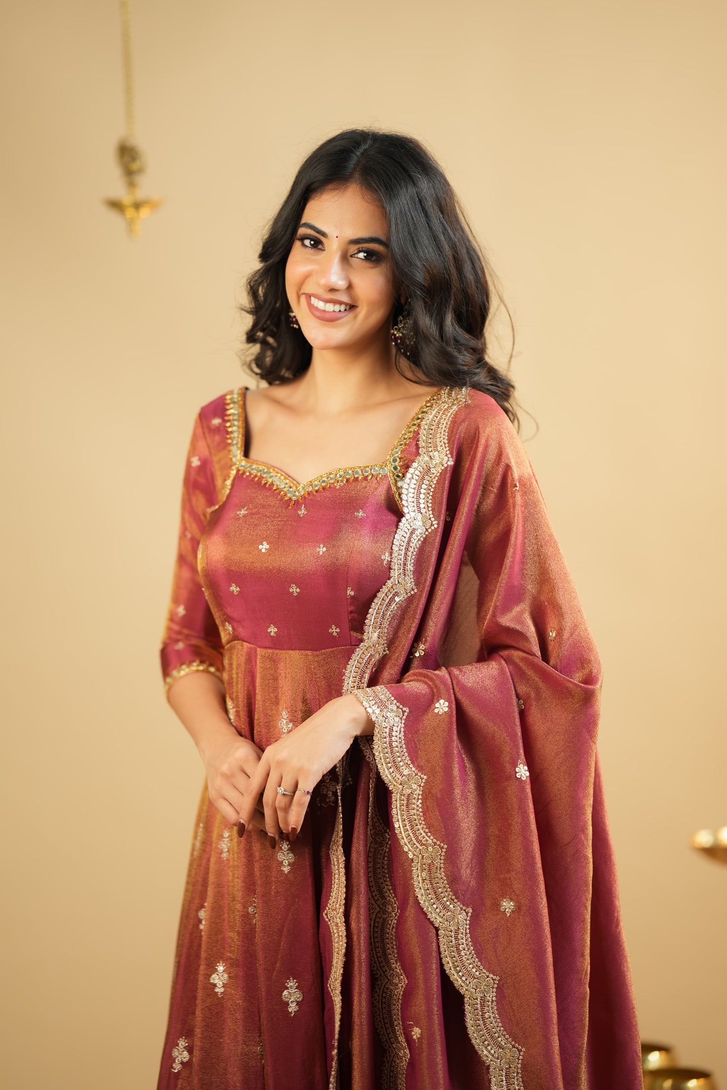 Ira Cosmo Premium Anarkali Suit Set