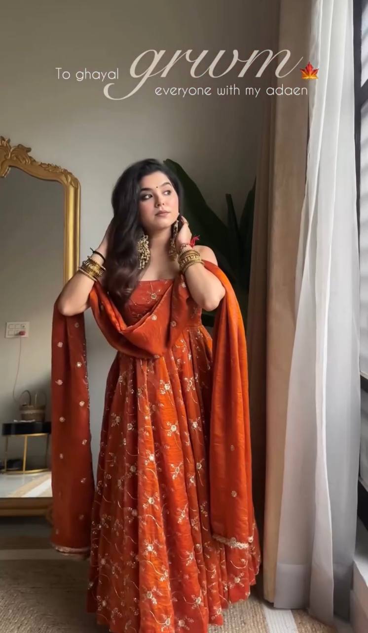 Vedika Premium Vichitra Royal Elegant Suit Set