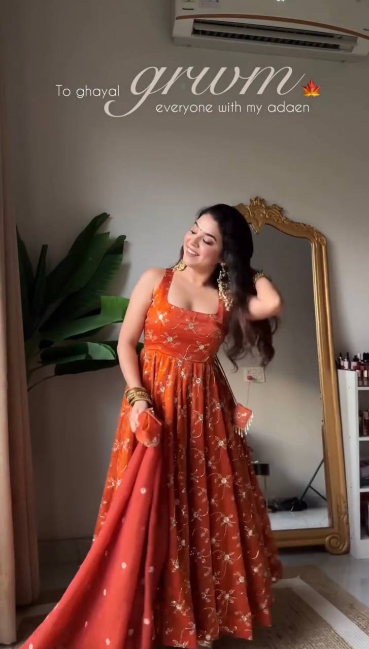 Vedika Premium Vichitra Royal Elegant Suit Set