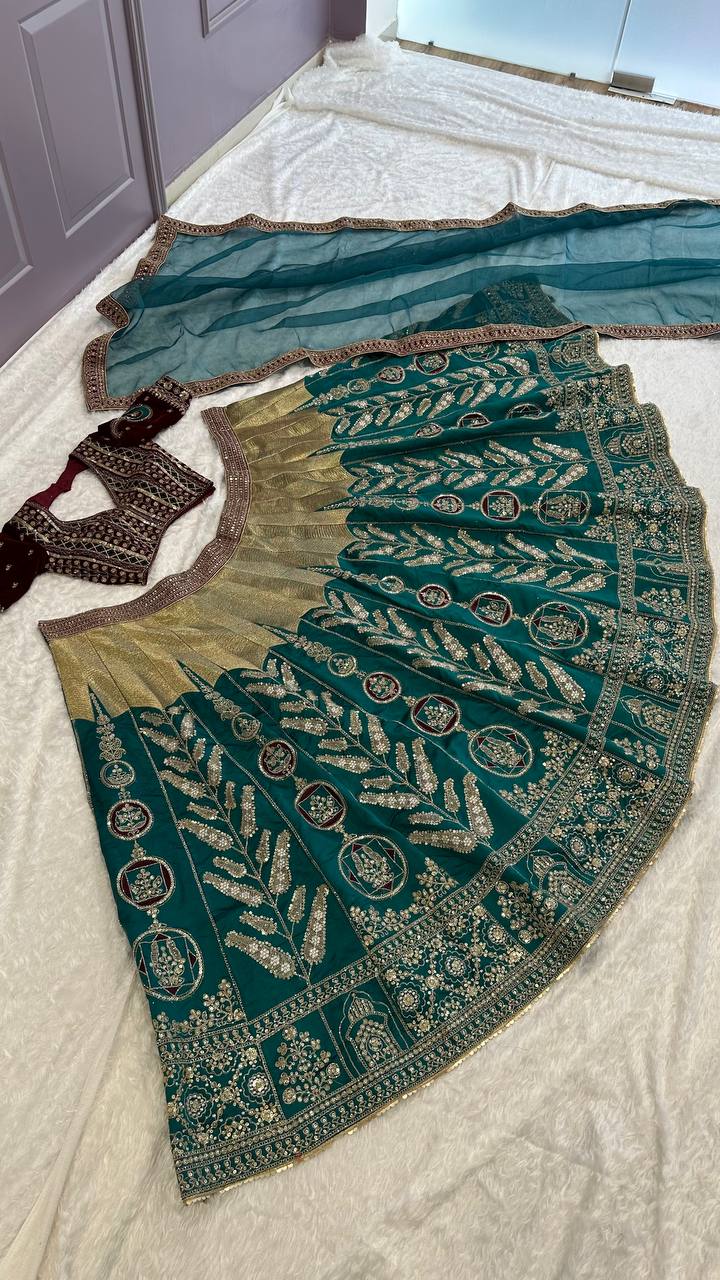 Vaishnavi Mulmul Silk Lehenga Set