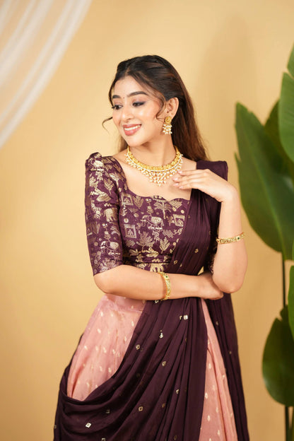 Sowmya Banarasi Zari Silk Lehenga Set