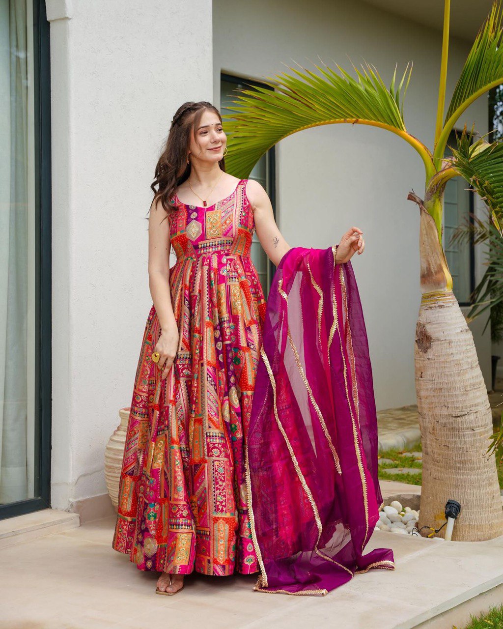 Royal Elegance Anarkali Gown