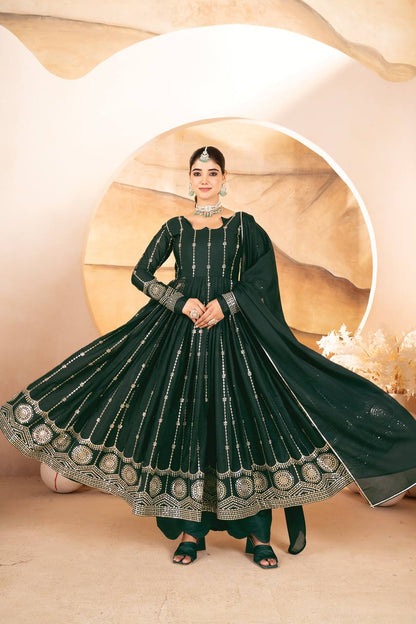 Inaaya’s Luxe Flow Premium Georgette Anarkali Set
