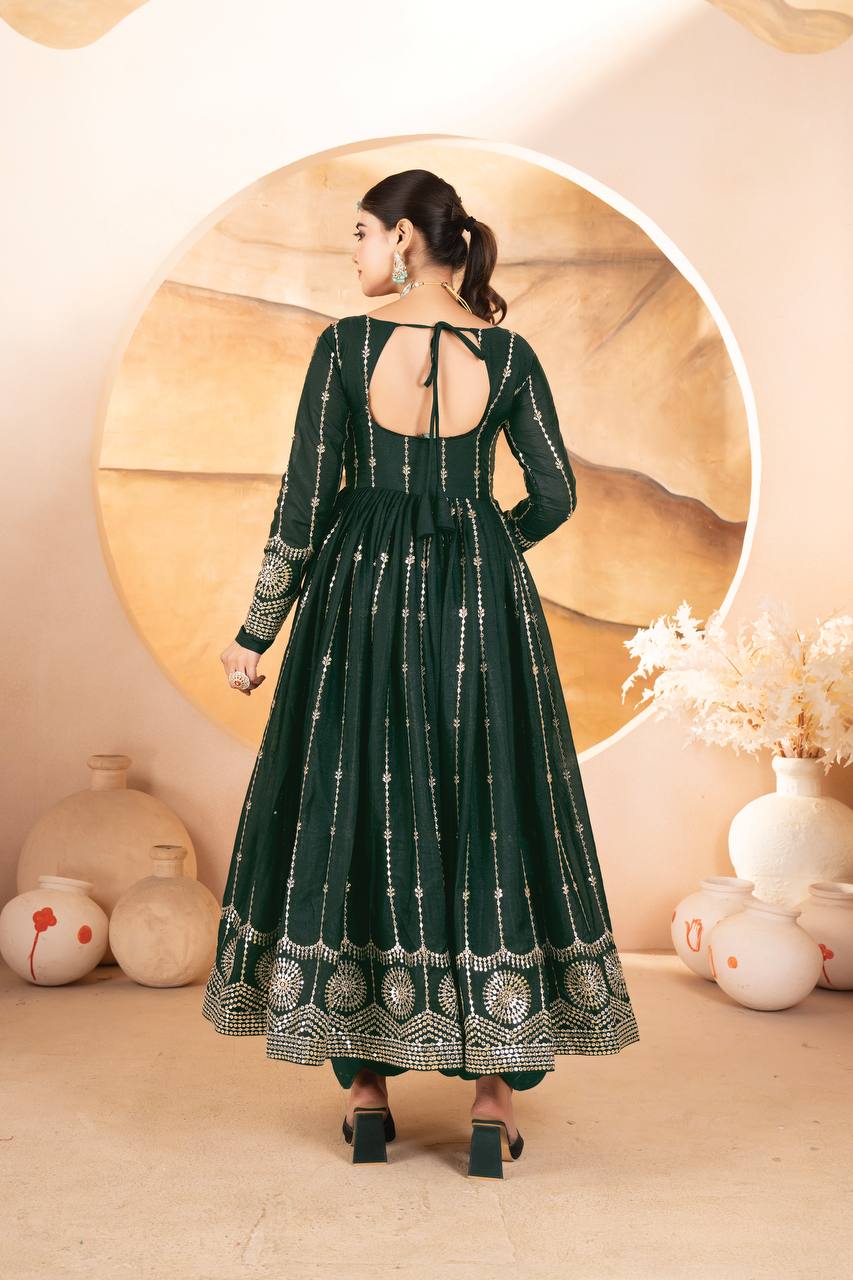 Inaaya’s Luxe Flow Premium Georgette Anarkali Set