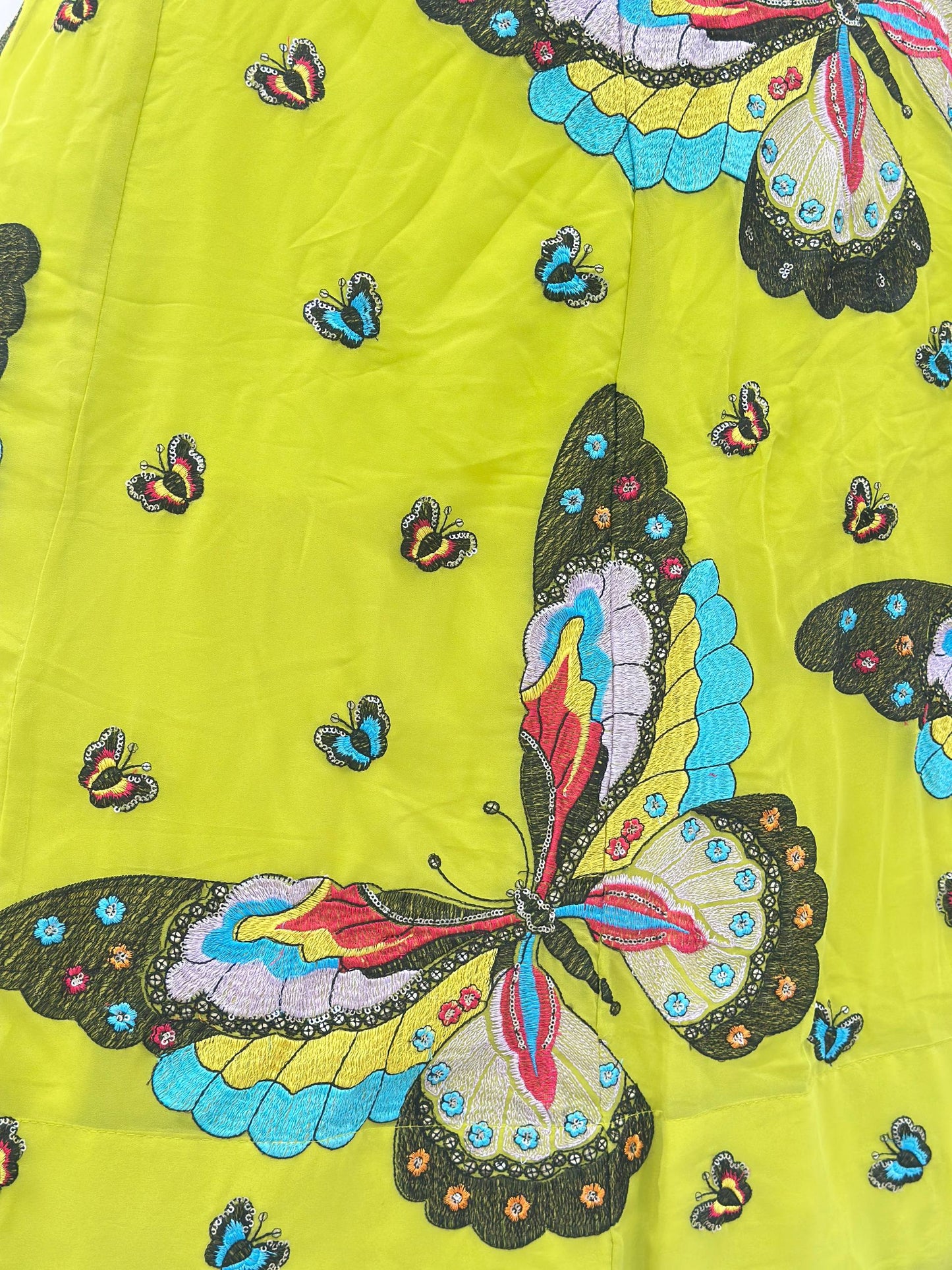 Zivara Butterfly Embroidered Faux Georgette Lehenga Choli