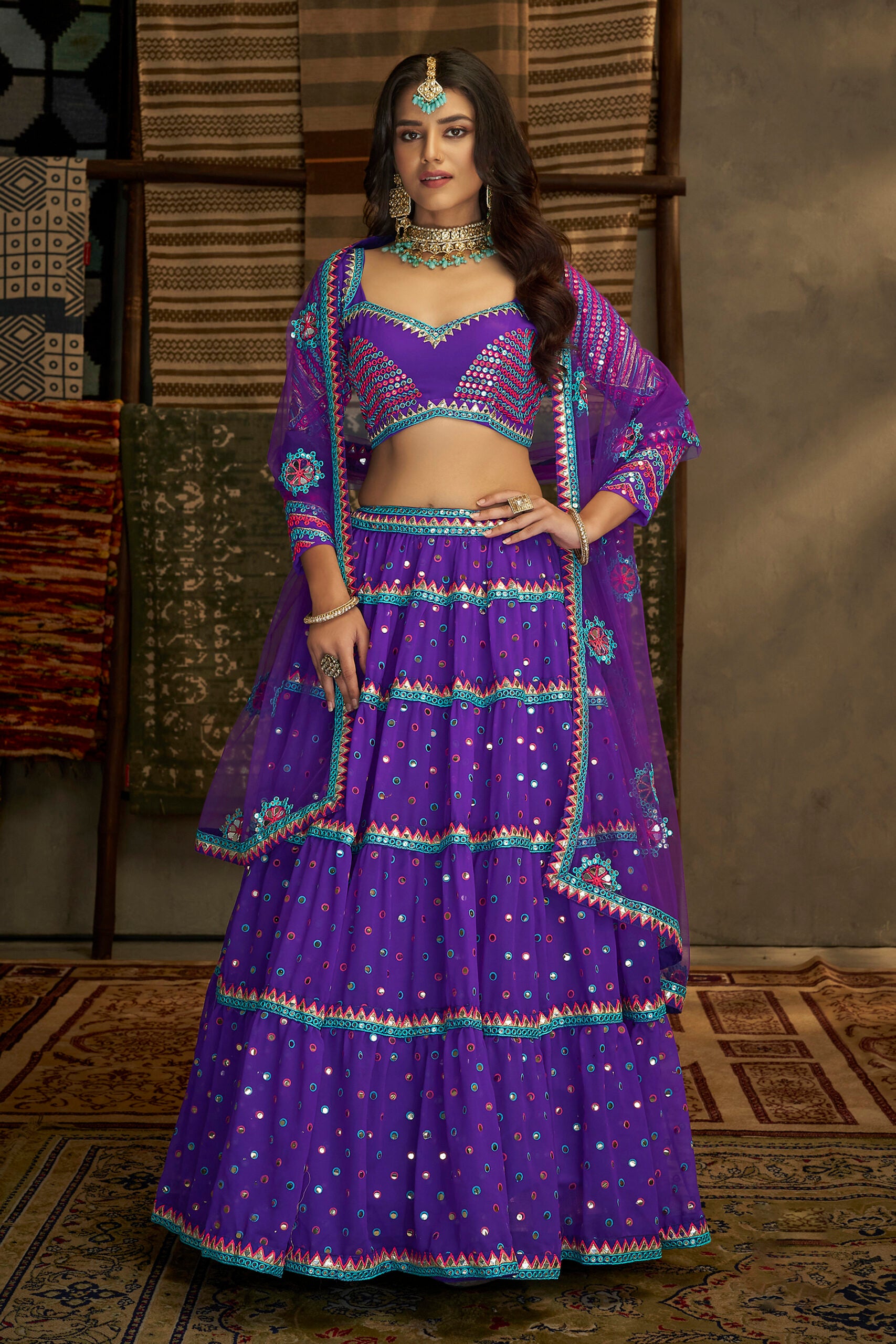 Majestic Manjari Georgette Shringar Lehengha Choli