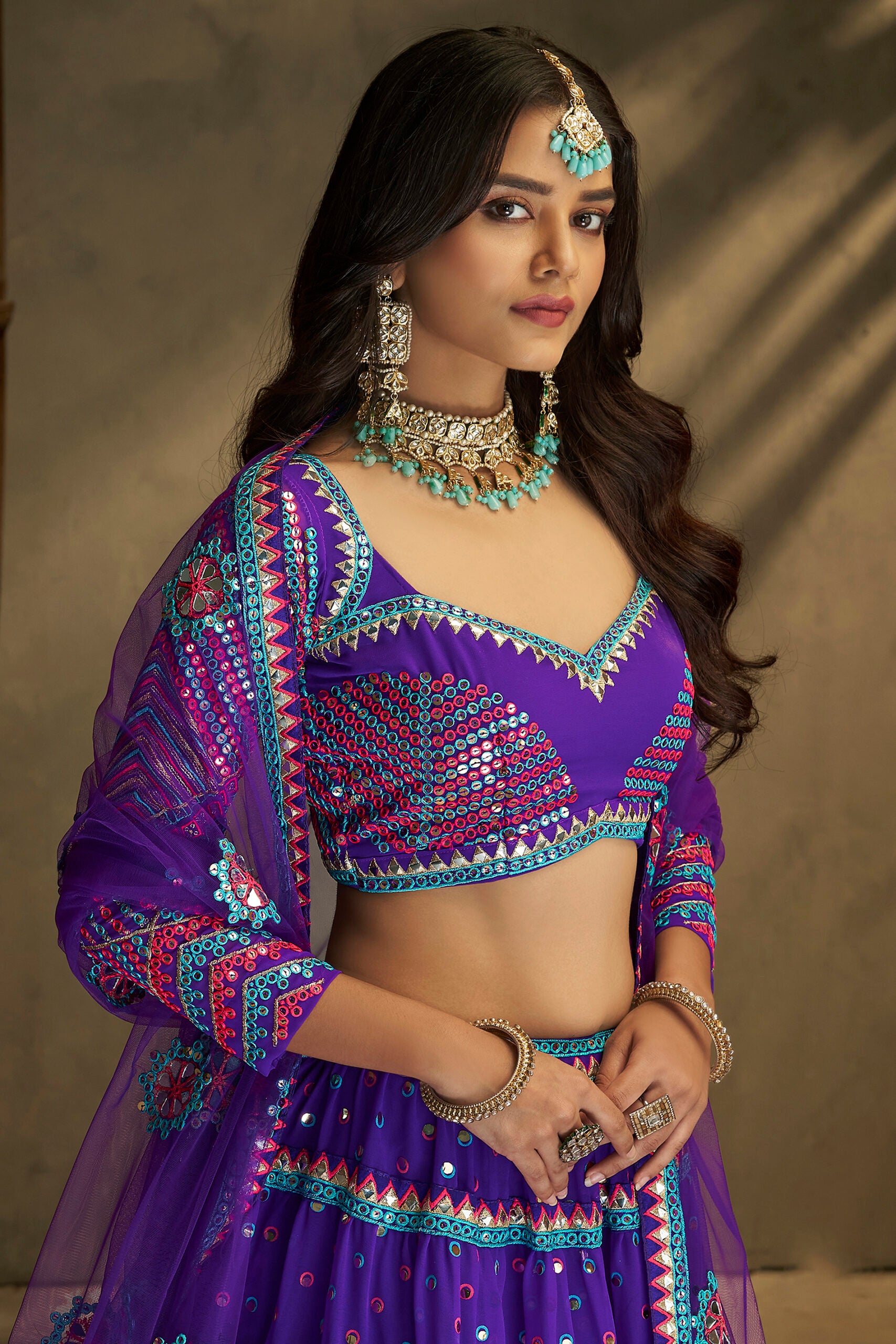 Majestic Manjari Georgette Shringar Lehengha Choli