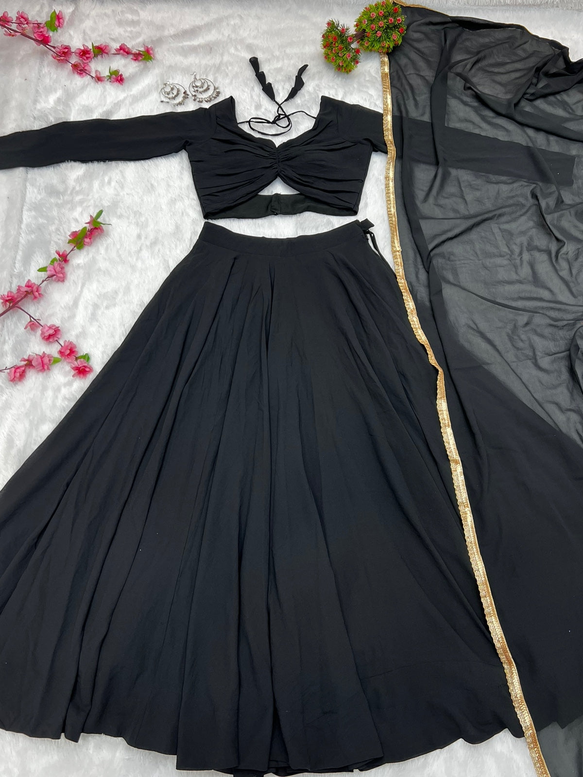 Madhushala Noir Fully Flare Lehenga Choli