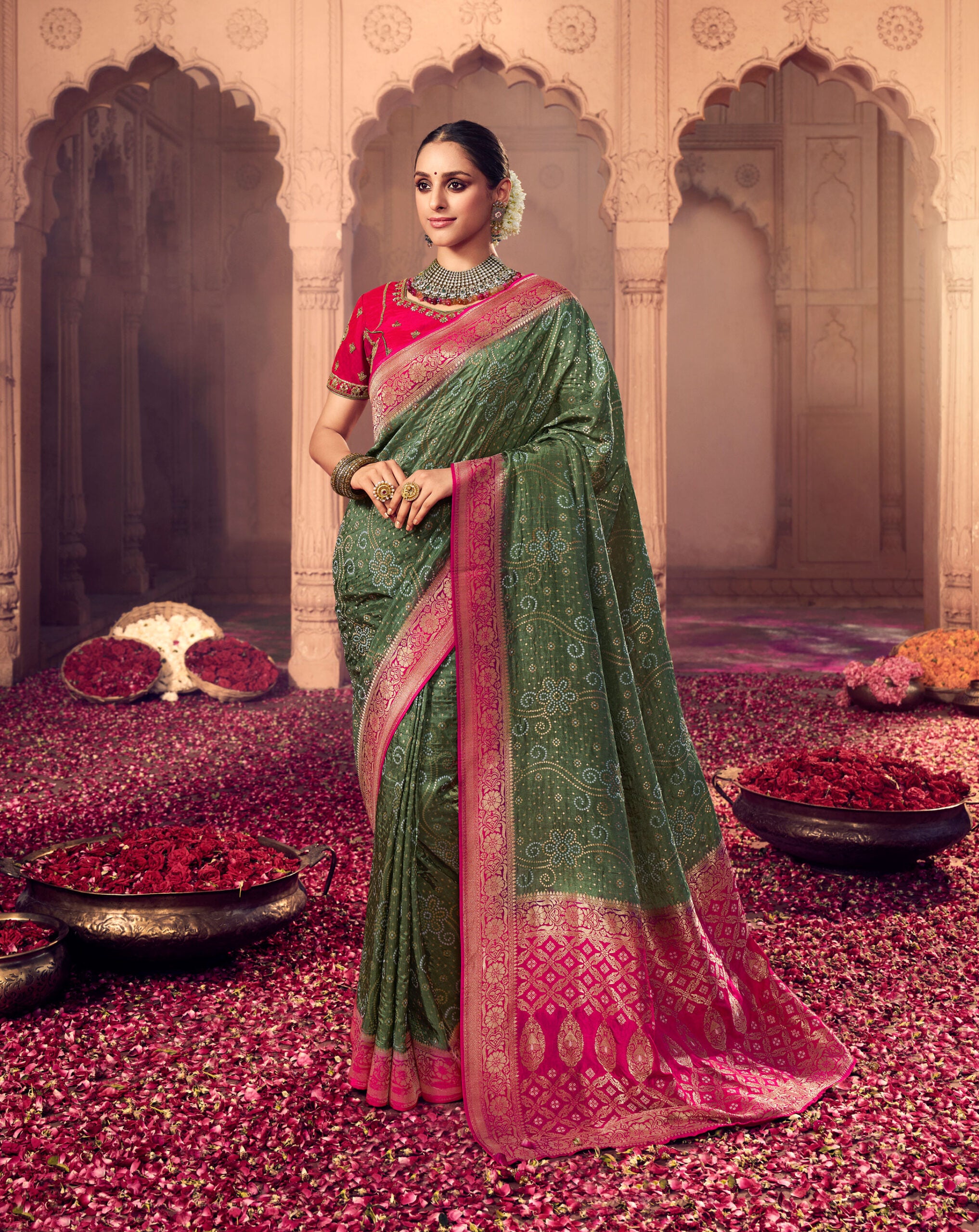 Swarna Surabhi - Golden Fragrance Dolla Silk Saree