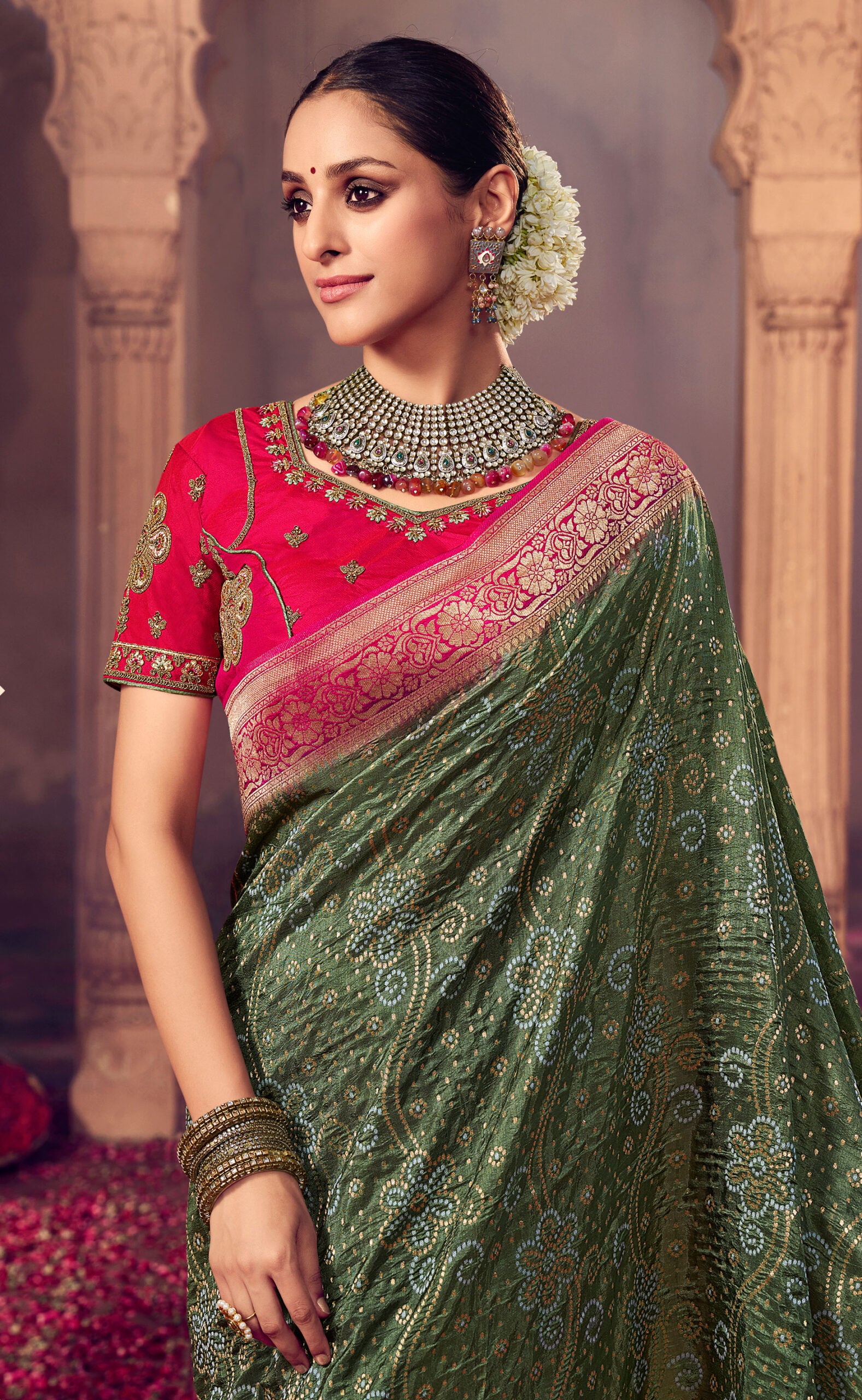 Swarna Surabhi - Golden Fragrance Dolla Silk Saree