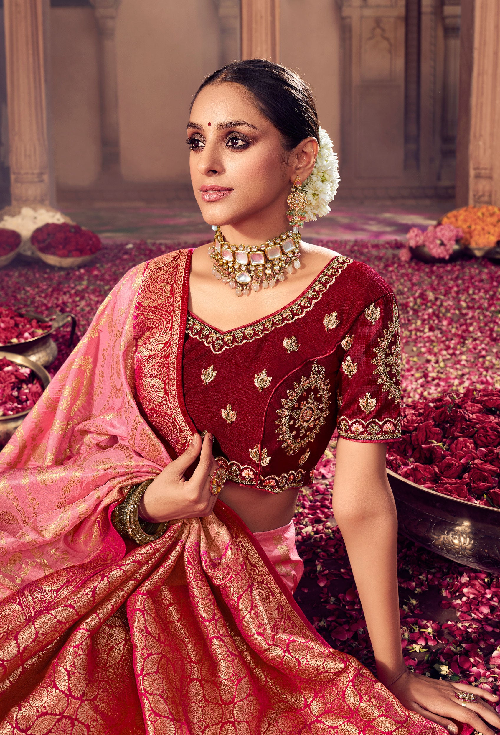 Meenakshi Malai - Meenakshi's Garland Dolla Silk