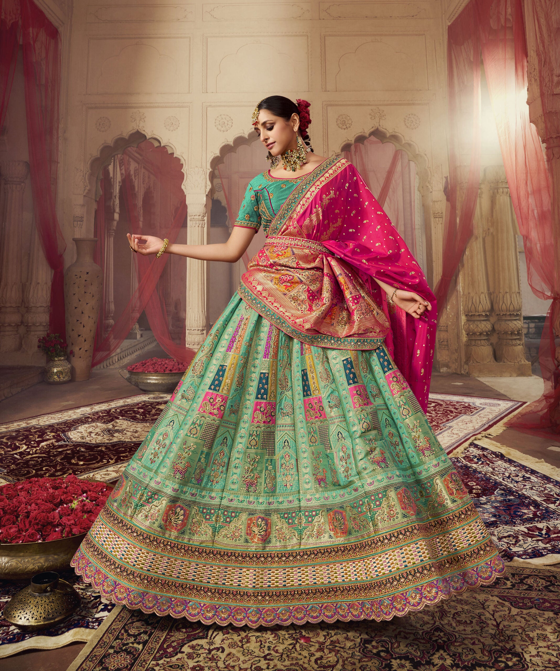 Vasant Rani Elegance Banarasi Silk Lehengha Choli