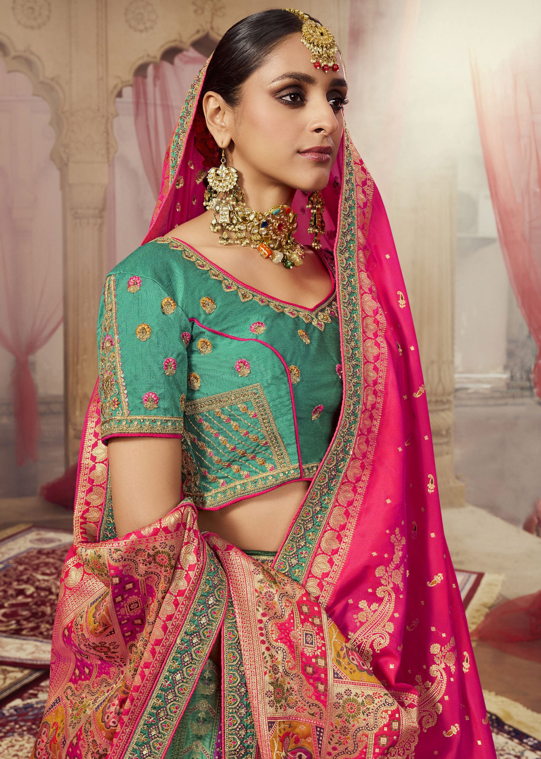 Vasant Rani Elegance Banarasi Silk Lehengha Choli