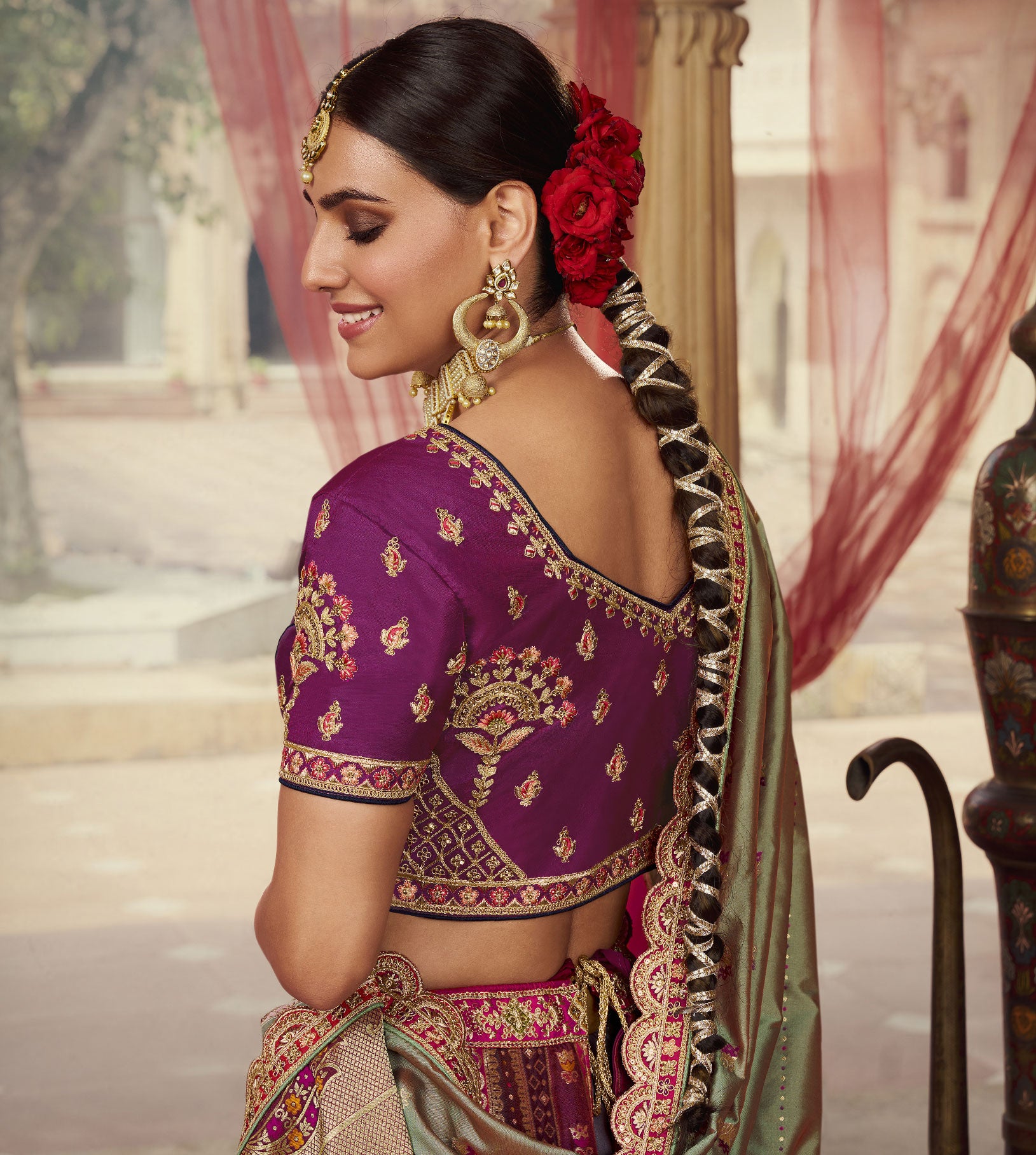 Madhura Manjari Banarasi Silk Lehengha Choli