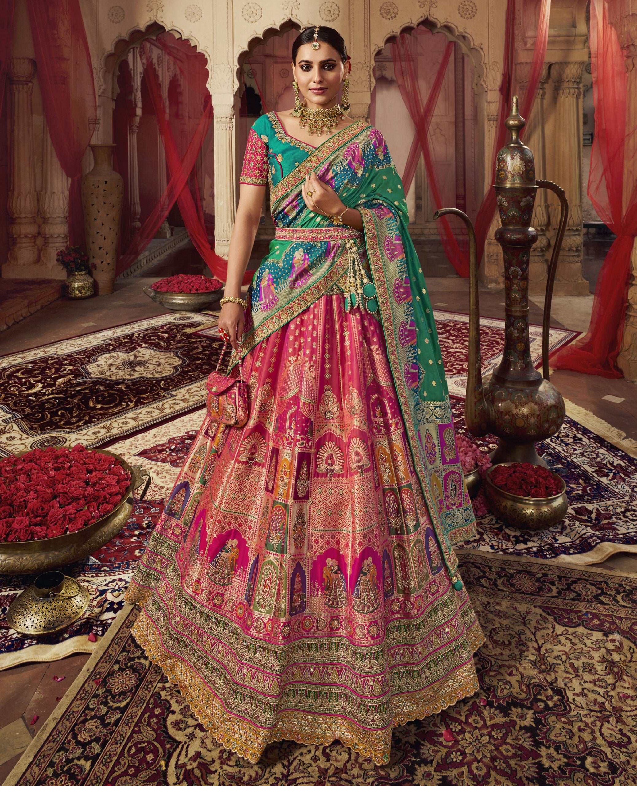 Saubhagya Banarasi Silk Lehengha Choli