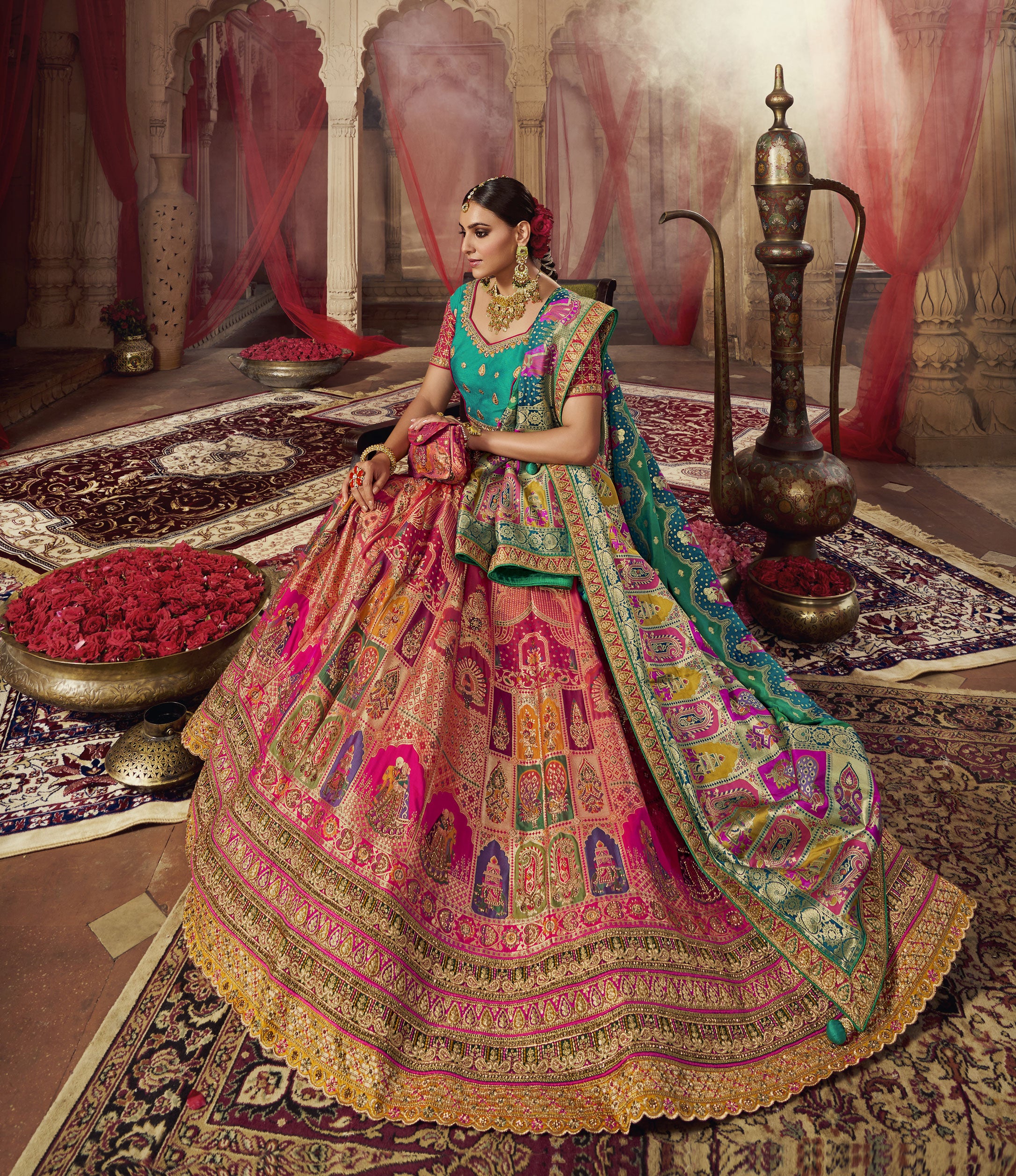 Saubhagya Banarasi Silk Lehengha Choli