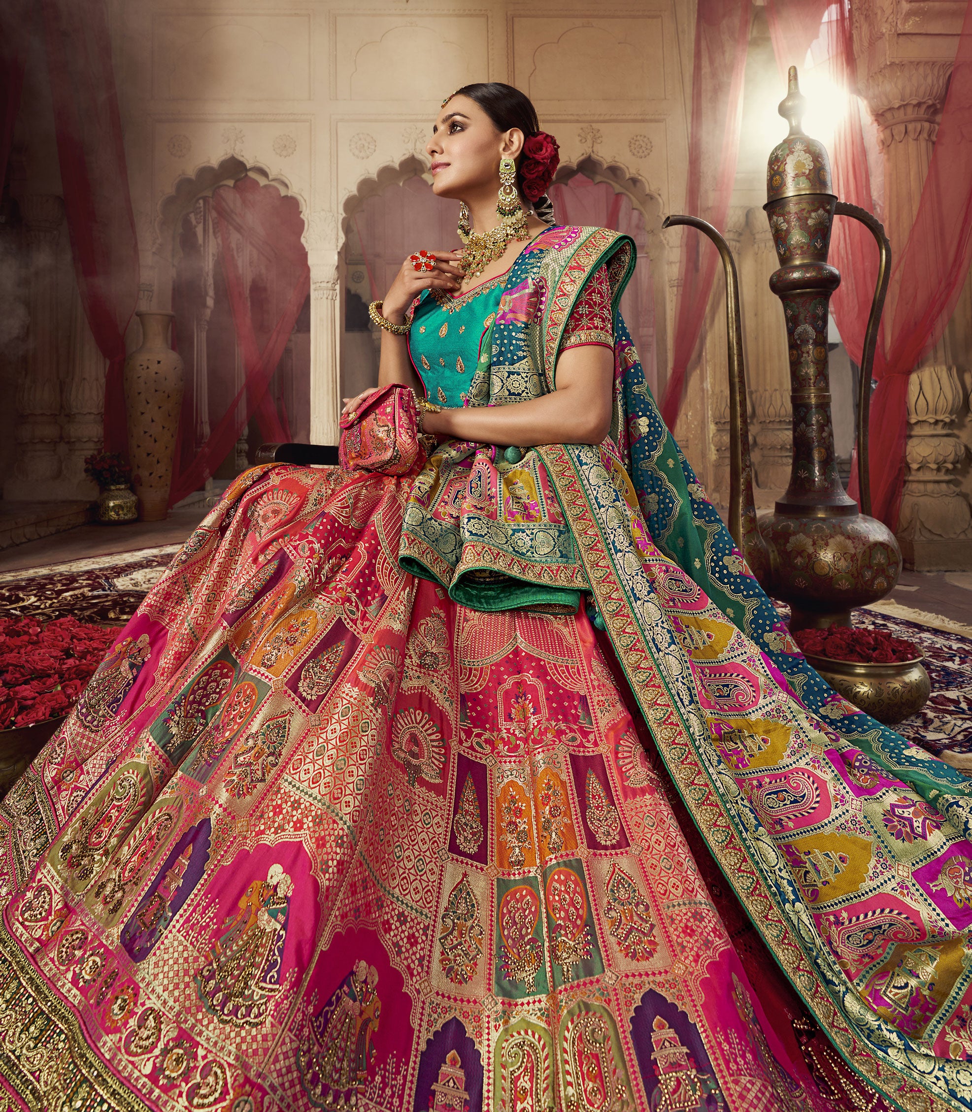 Saubhagya Banarasi Silk Lehengha Choli