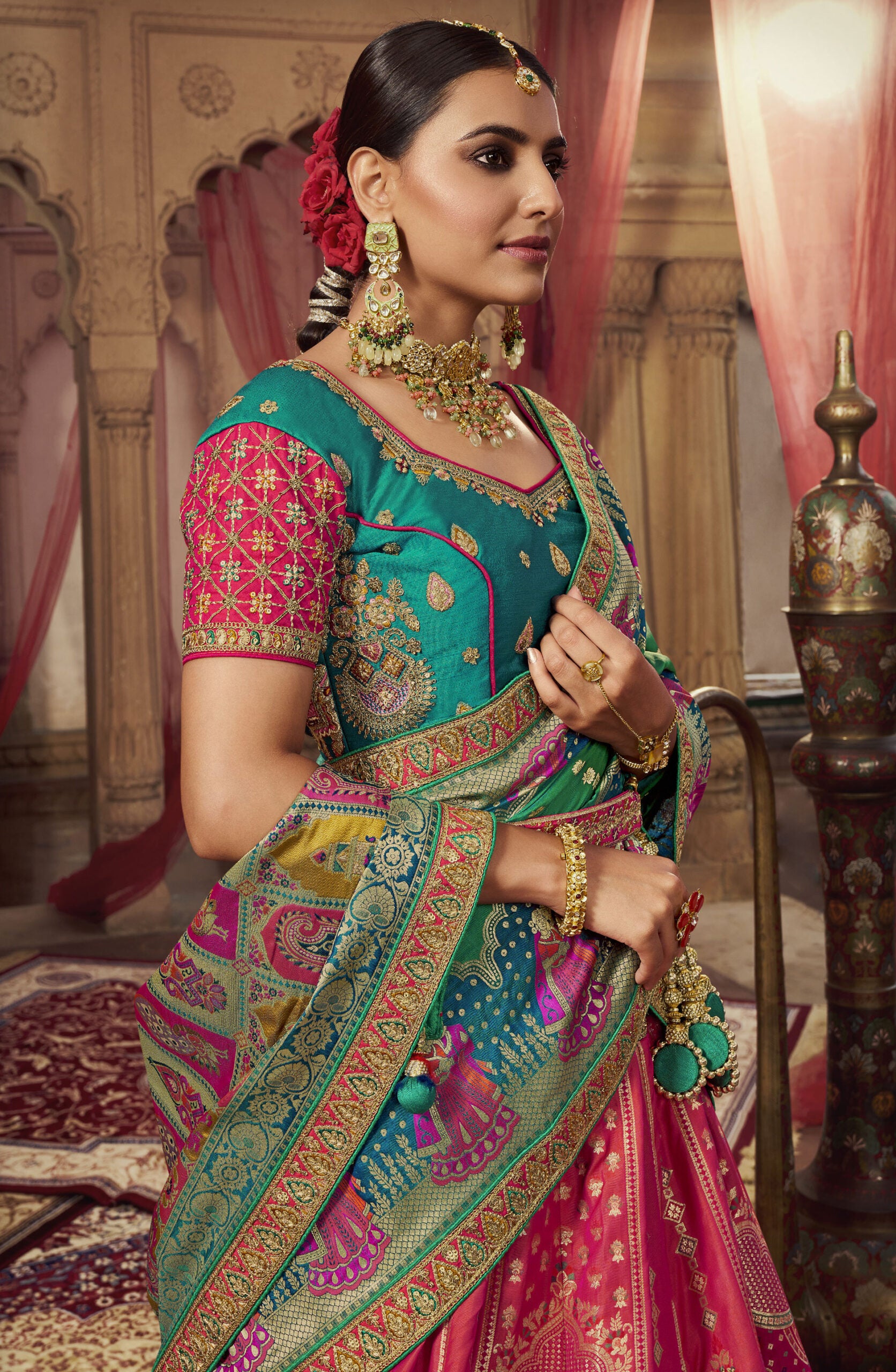 Saubhagya Banarasi Silk Lehengha Choli