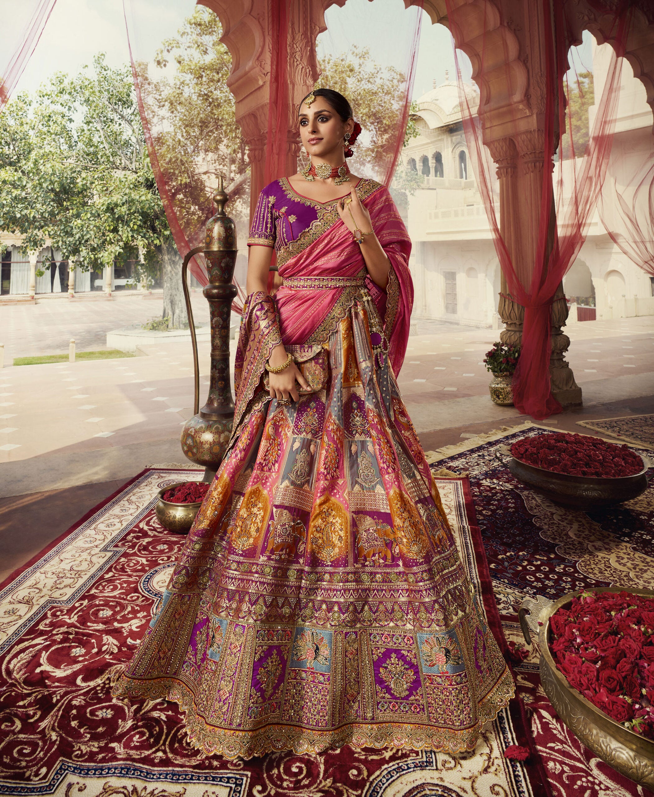 Varsha Rani Elegance Banarasi Silk Lehengha Choli