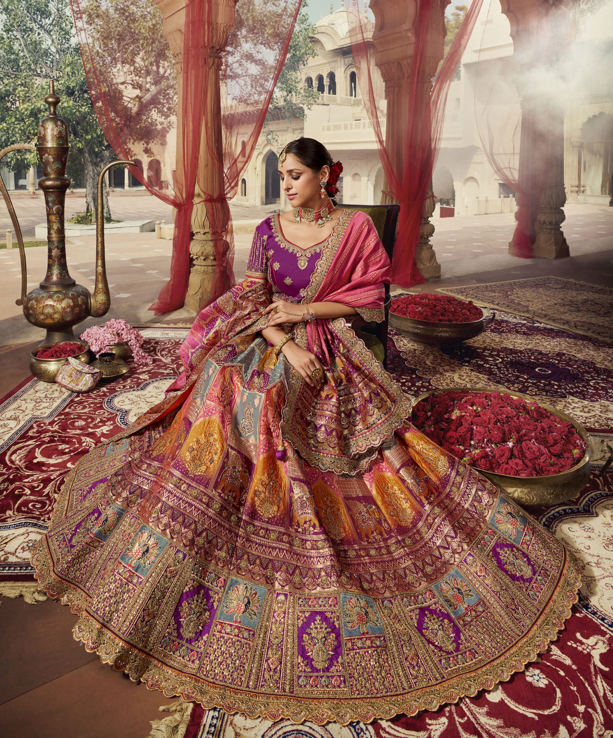Varsha Rani Elegance Banarasi Silk Lehengha Choli
