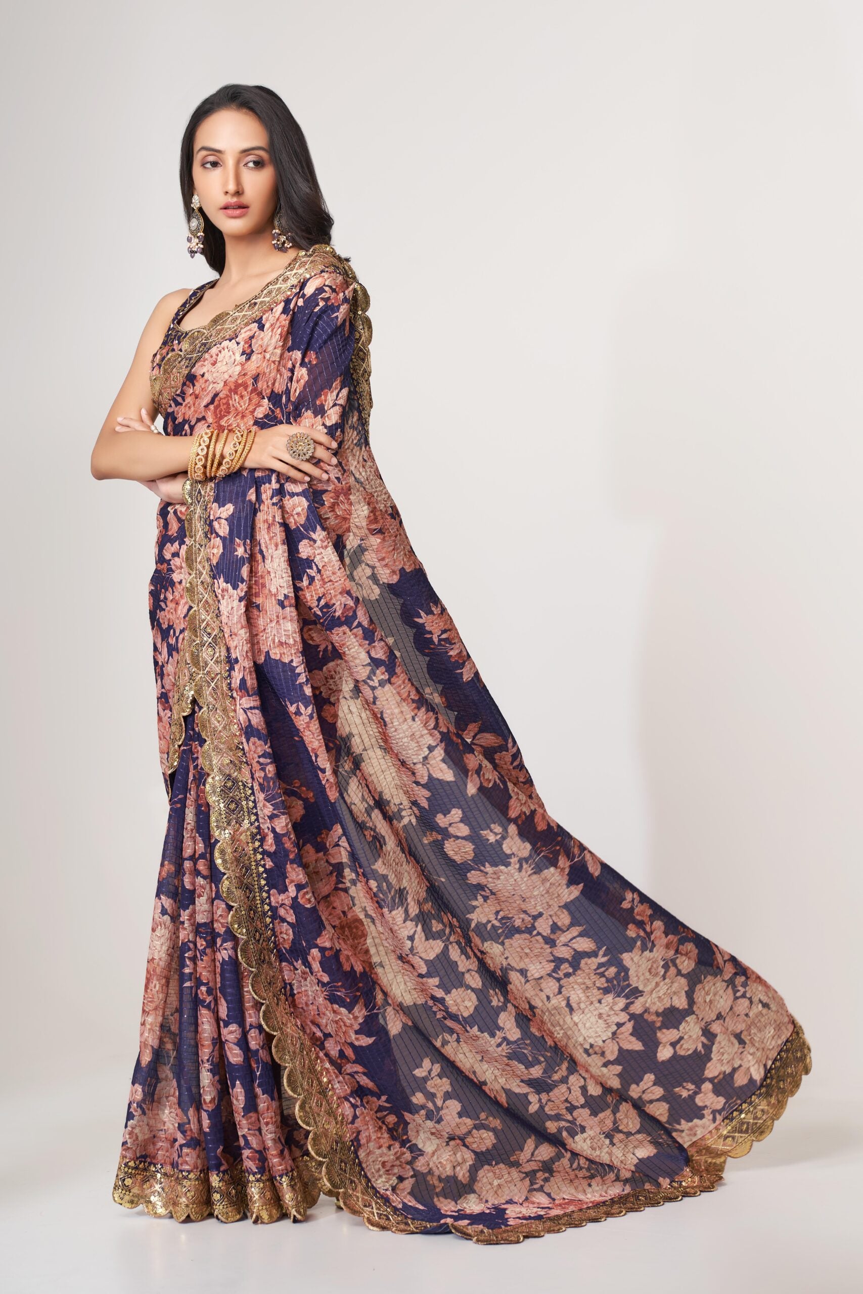Grapevine Fantasy Digital Dream Saree