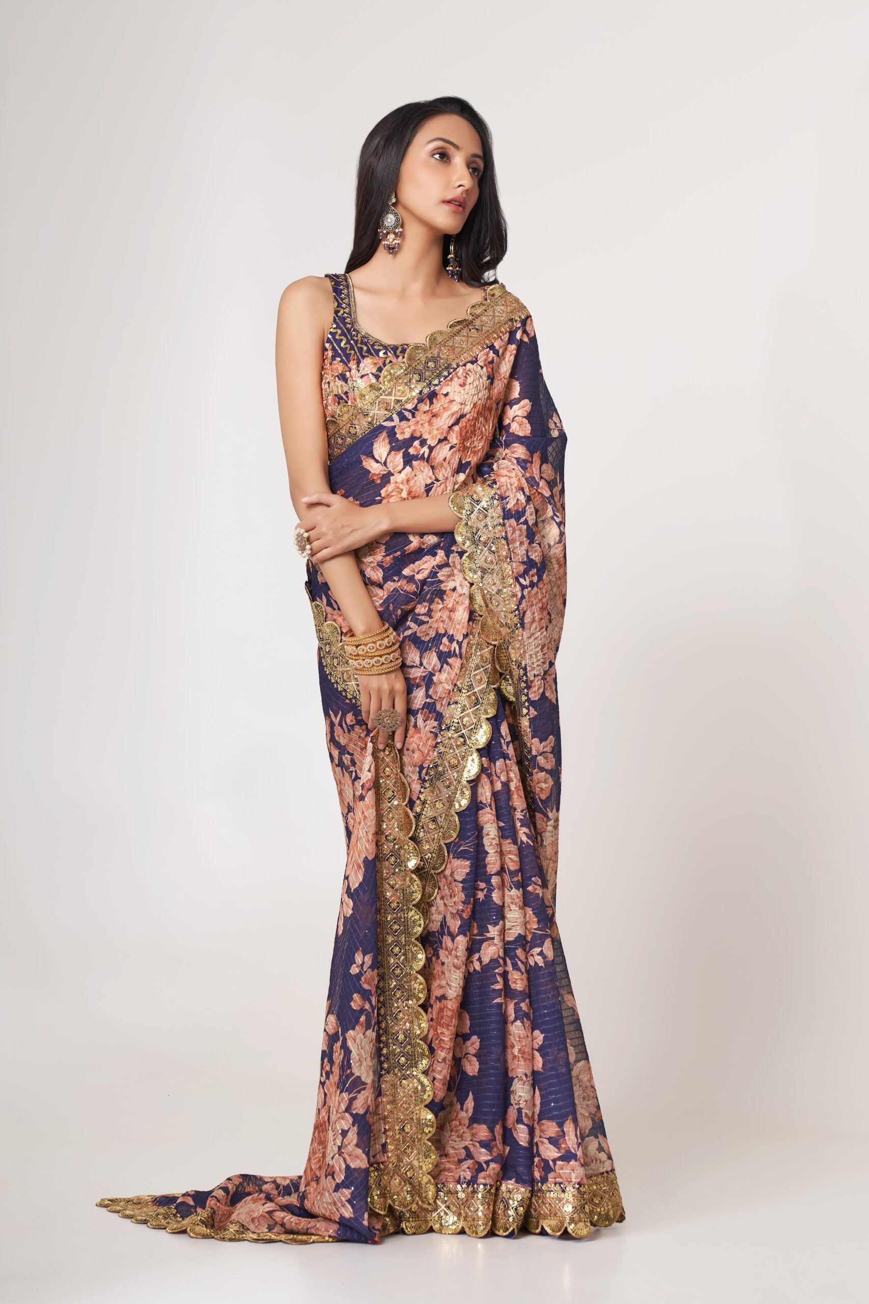 Grapevine Fantasy Digital Dream Saree