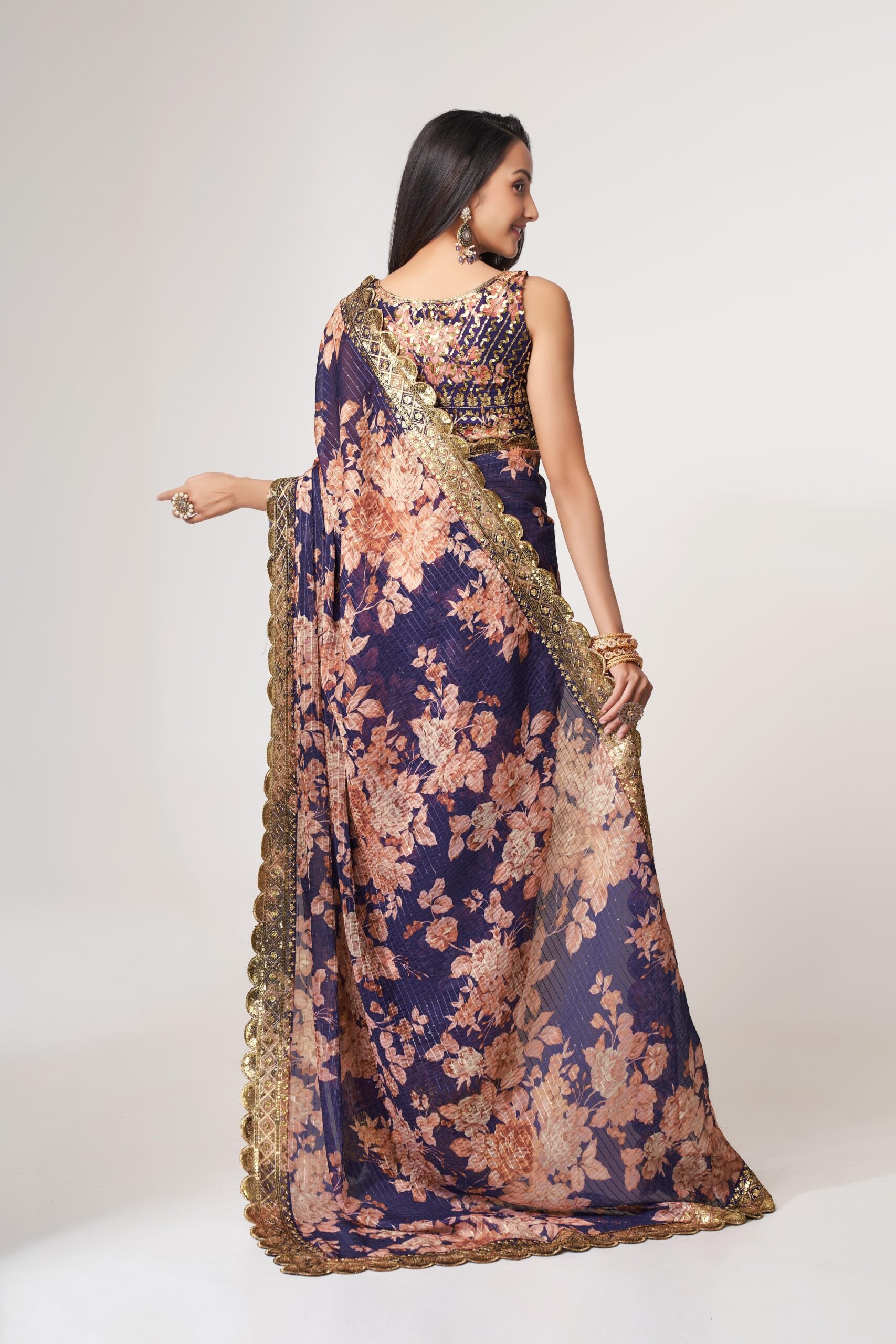Grapevine Fantasy Digital Dream Saree