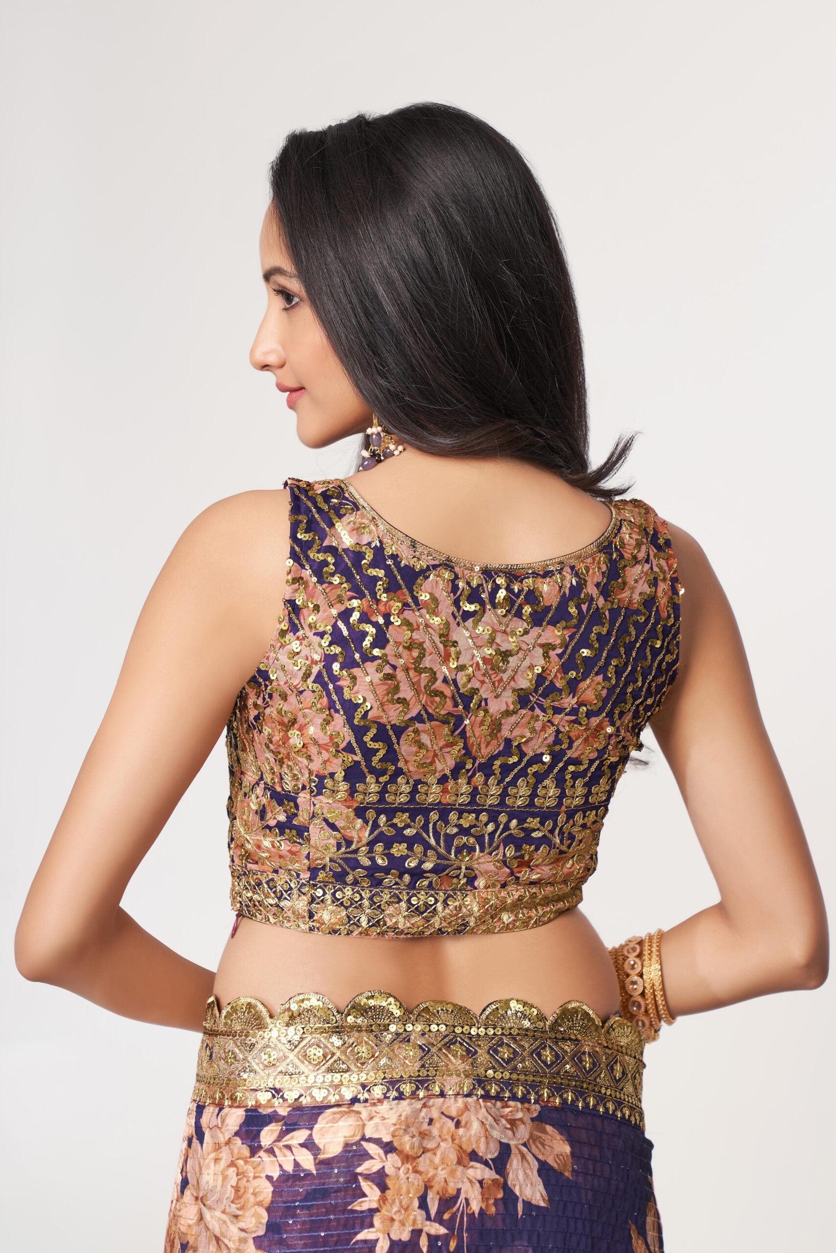 Grapevine Fantasy Digital Dream Saree