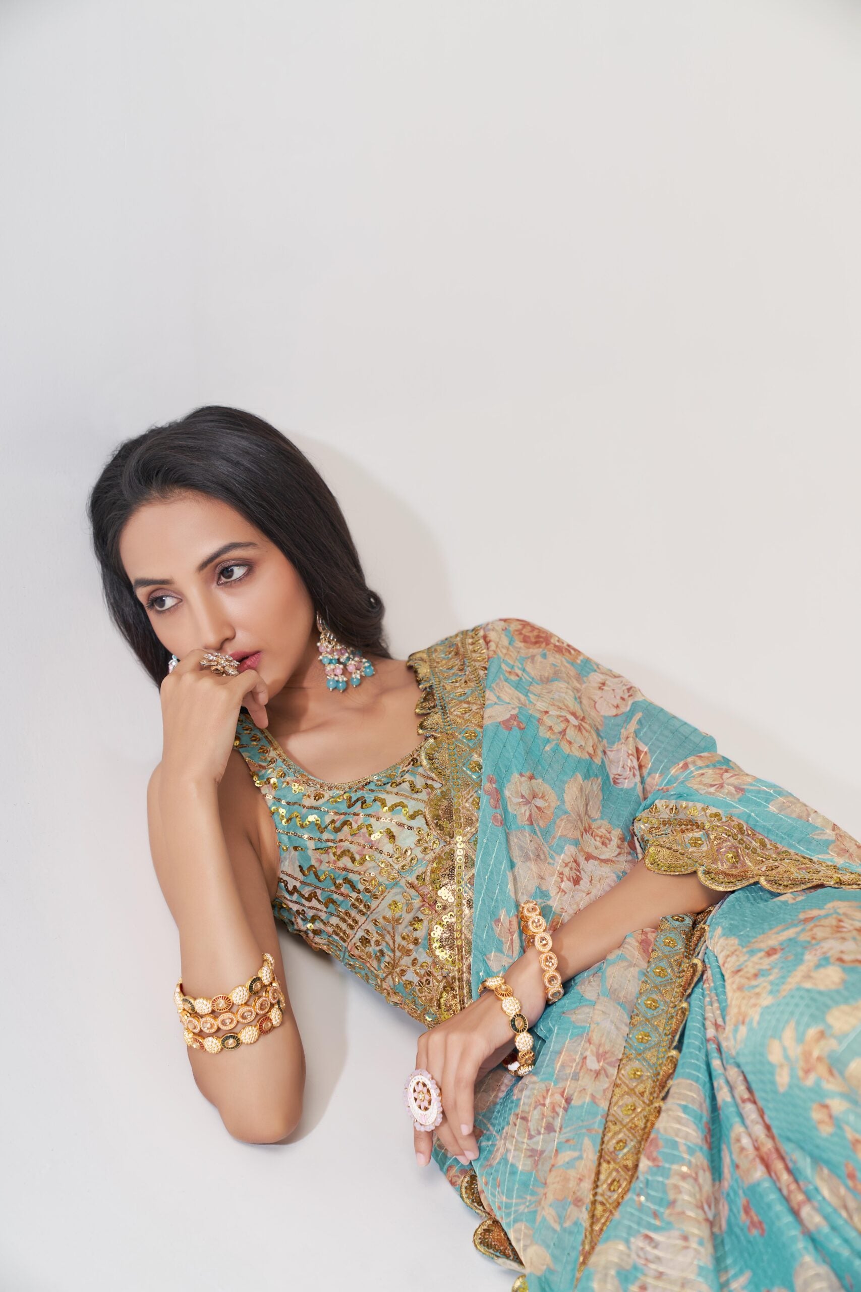 Blue Horizon Digital Dream Saree