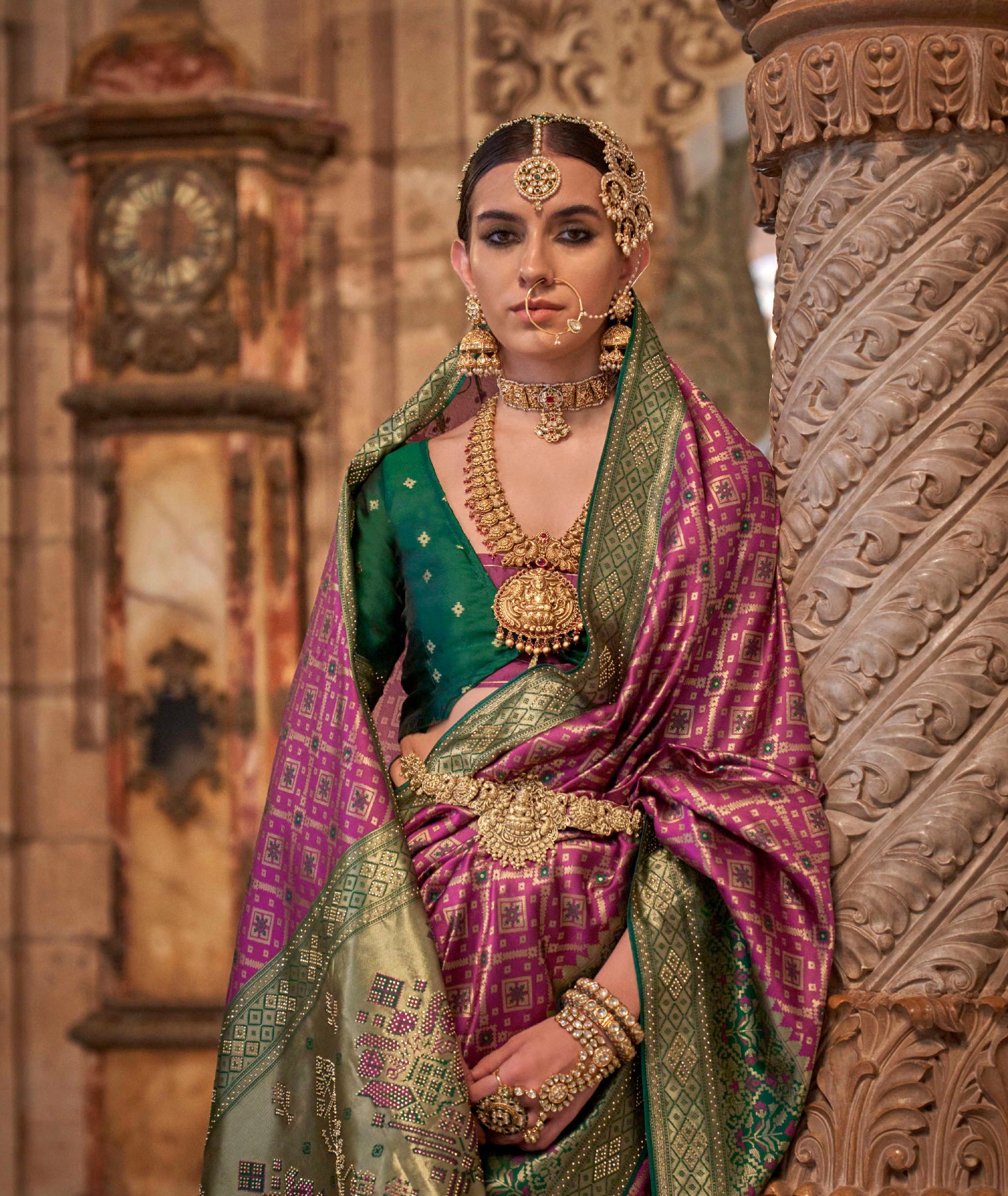 Princess Padmini Jacquard Saree