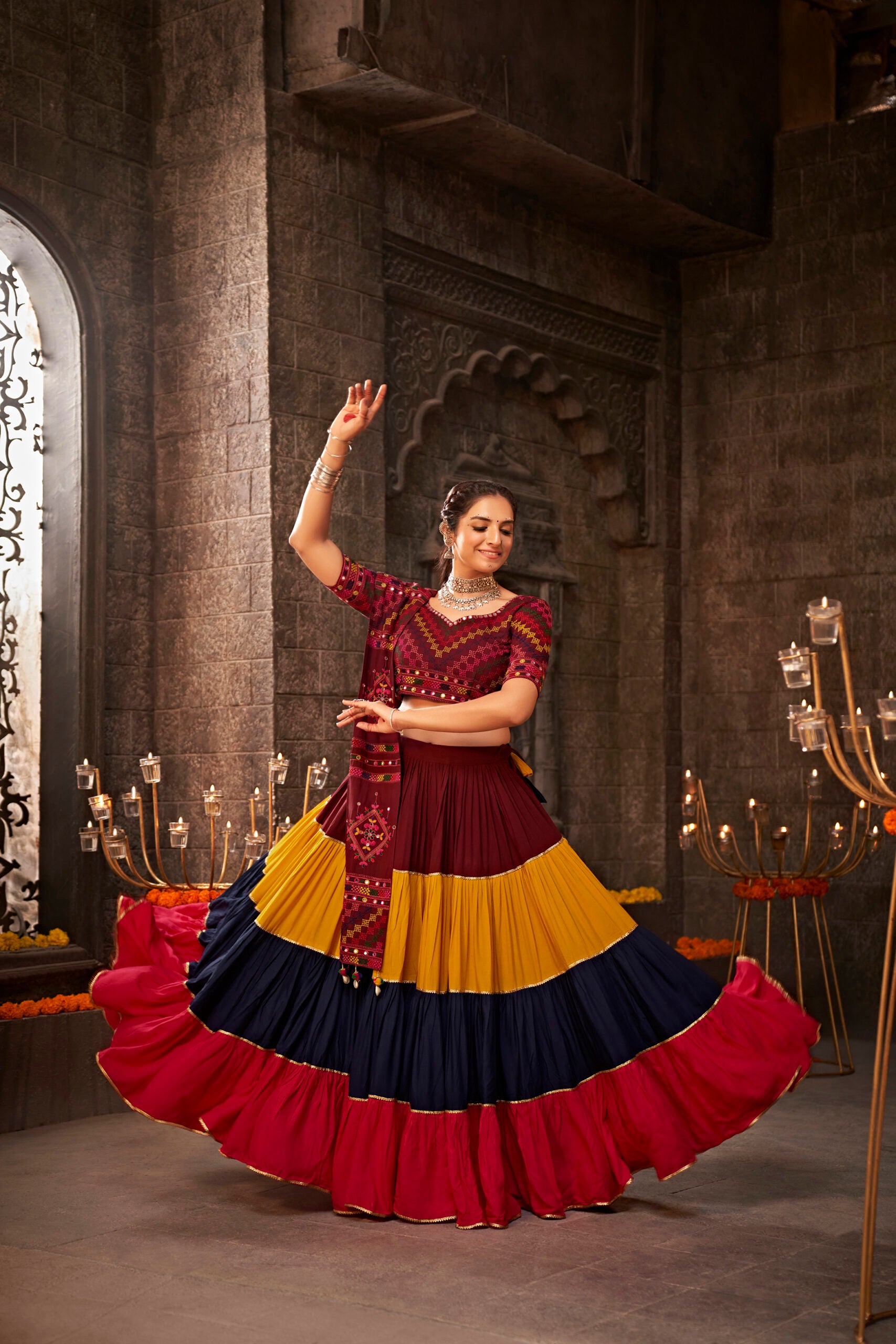 Rangili Rani Threaded Delight Lehenga Choli