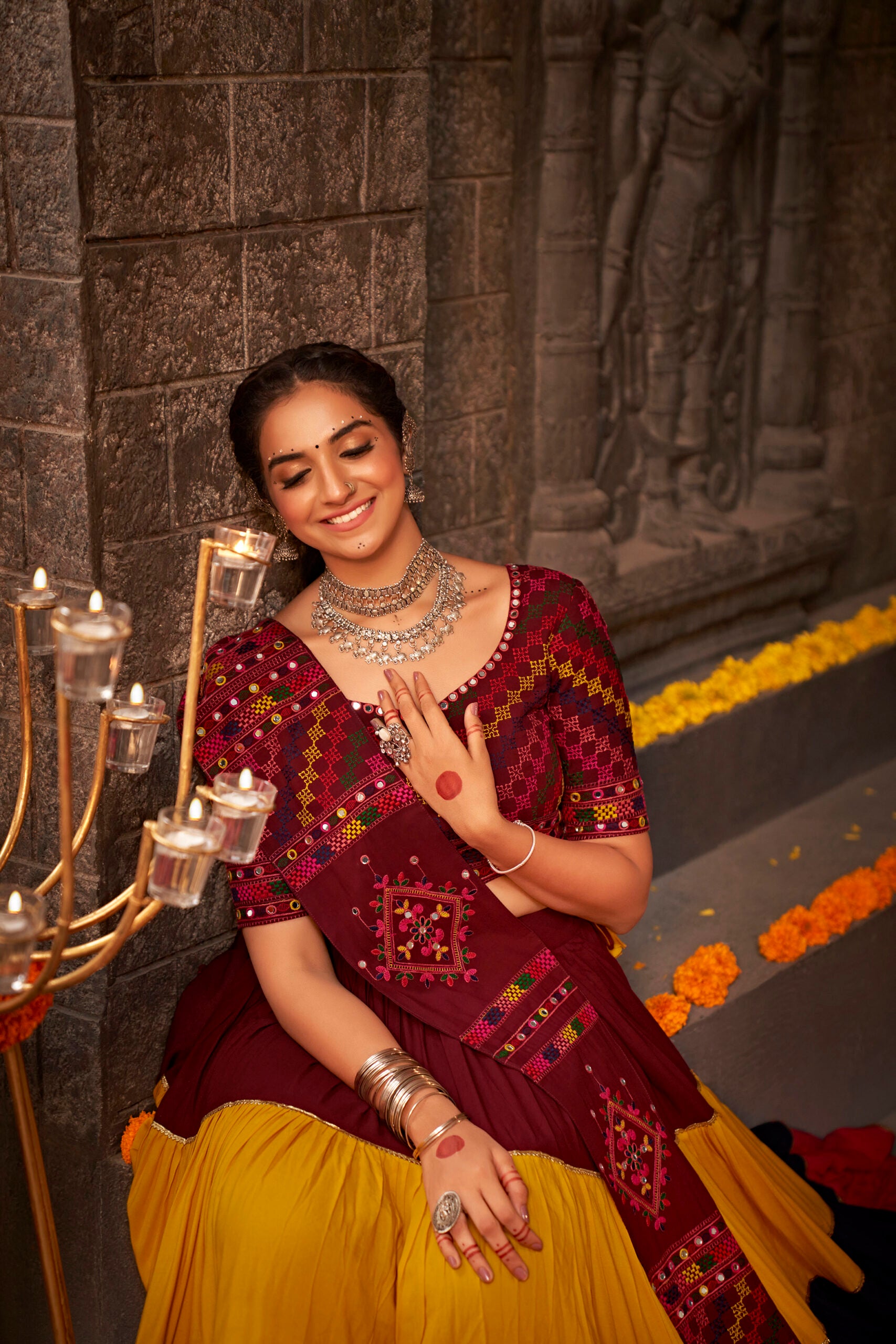 Rangili Rani Threaded Delight Lehenga Choli