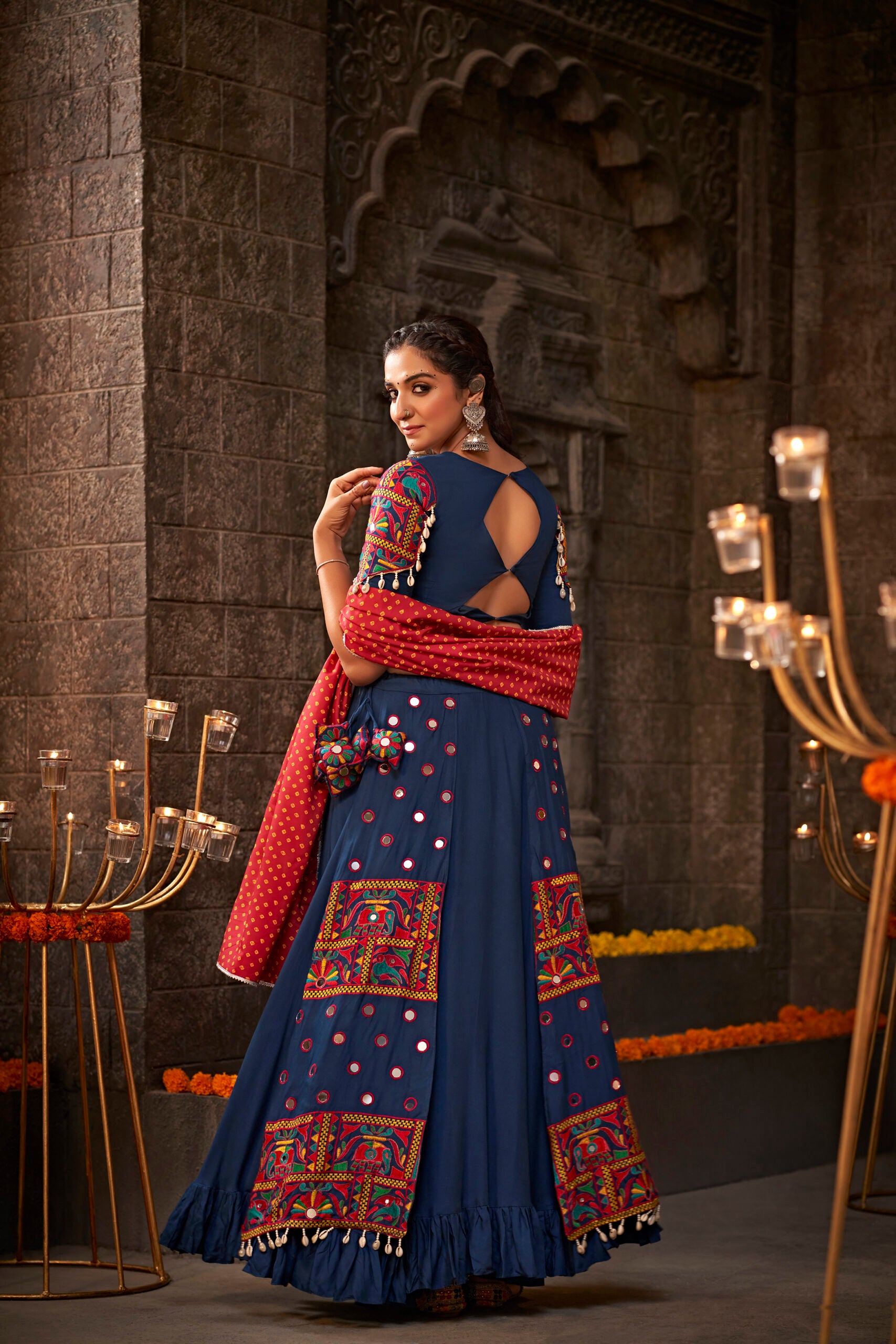 Nilkanth Naman Threaded Delight Lehenga Choli