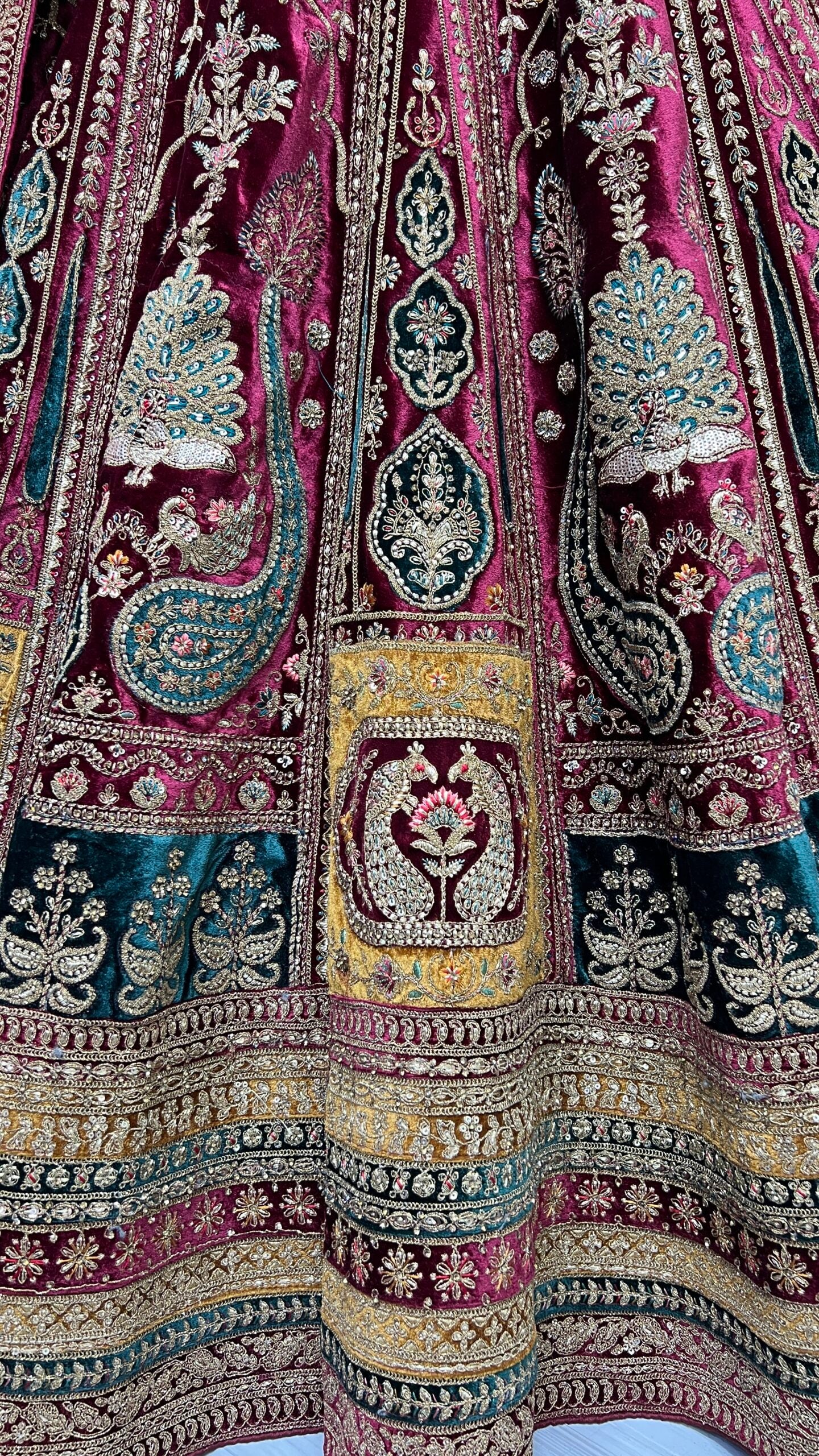 Crimson Romance Red Velvet Dreams lehengha choli