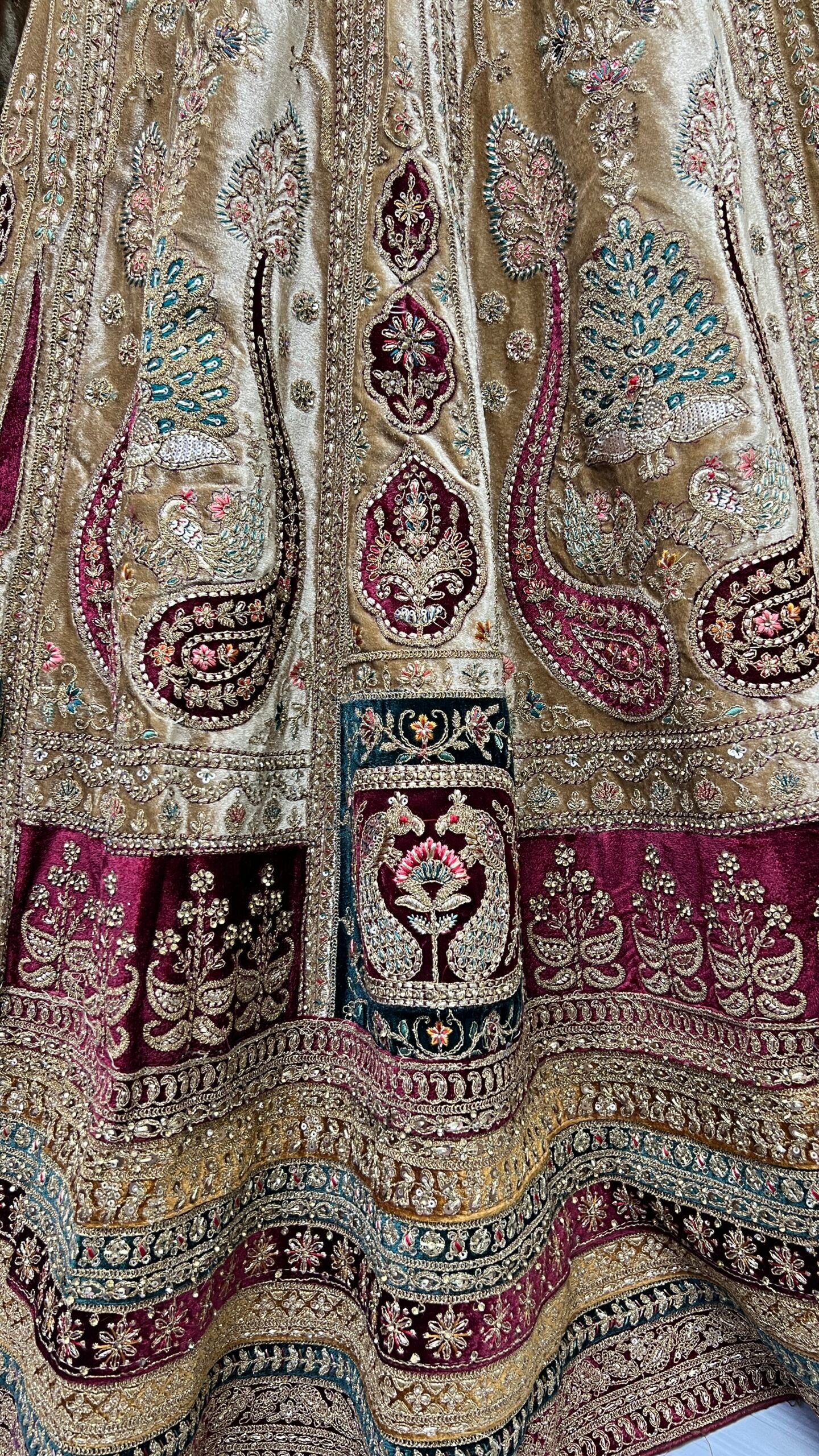 Sparkling Treasures Gold Bridal Lehengha Choli