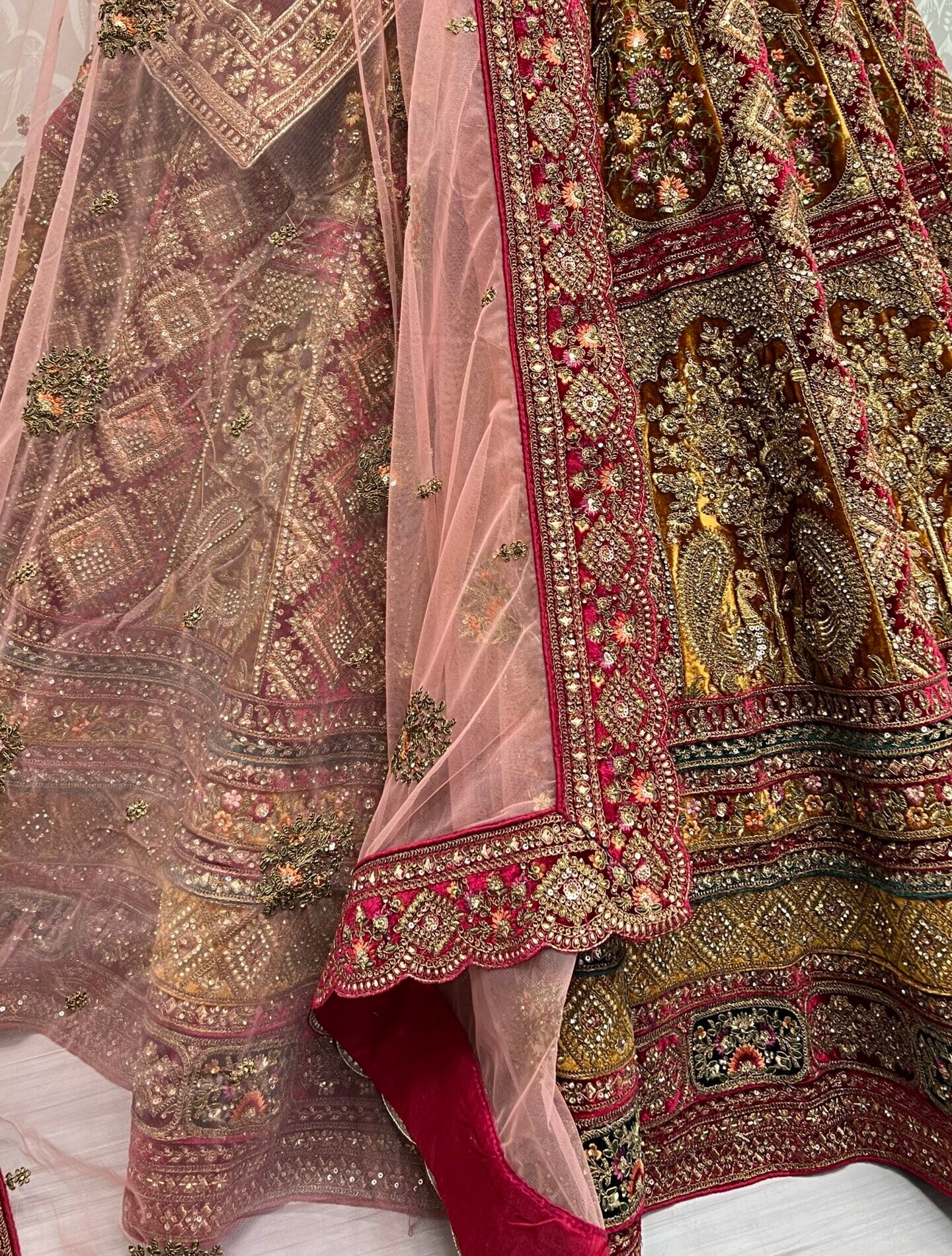 Ruby Rhapsody love passion and celebration Bridal Lehenga