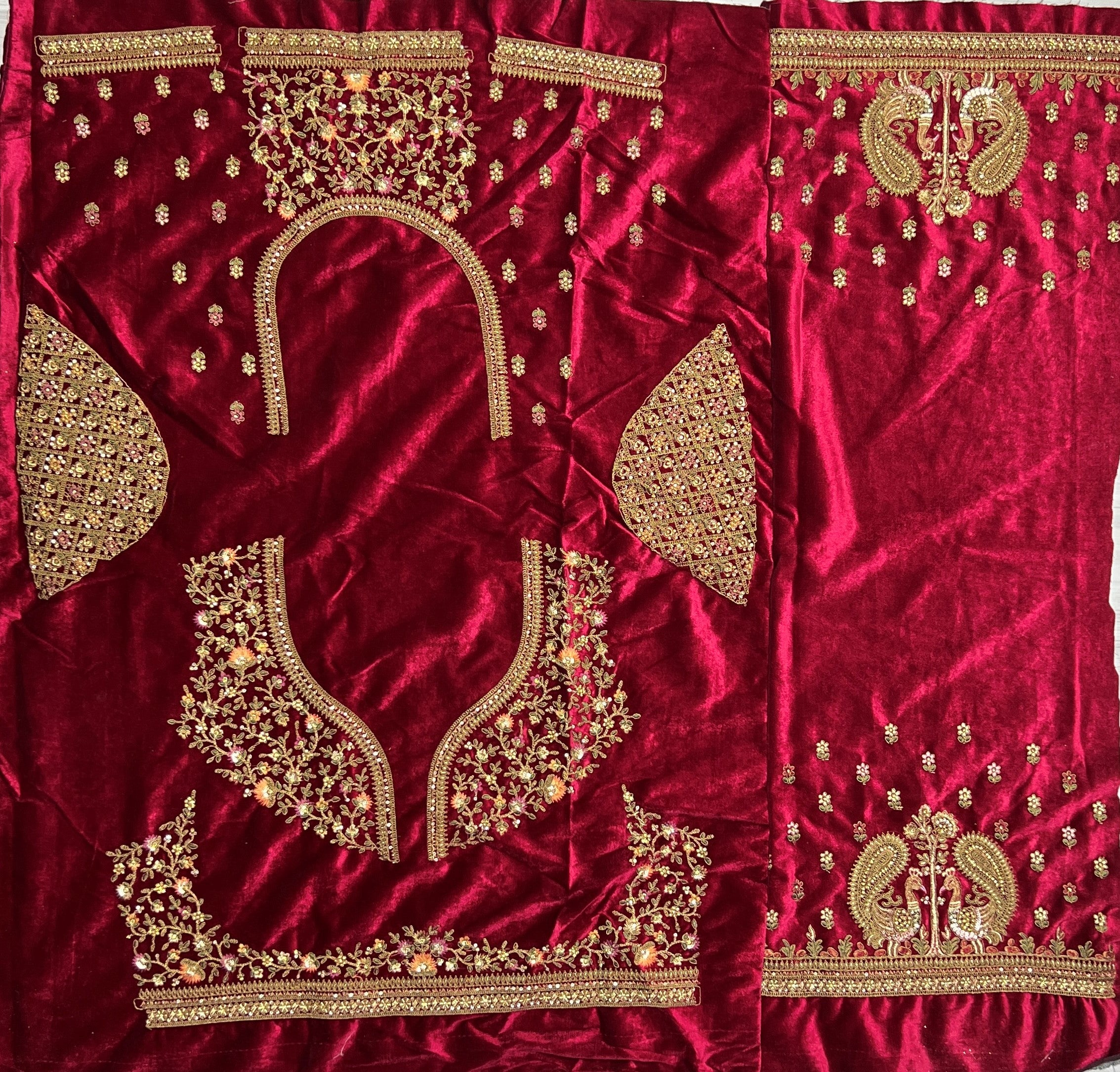 Ruby Rhapsody love passion and celebration Bridal Lehenga