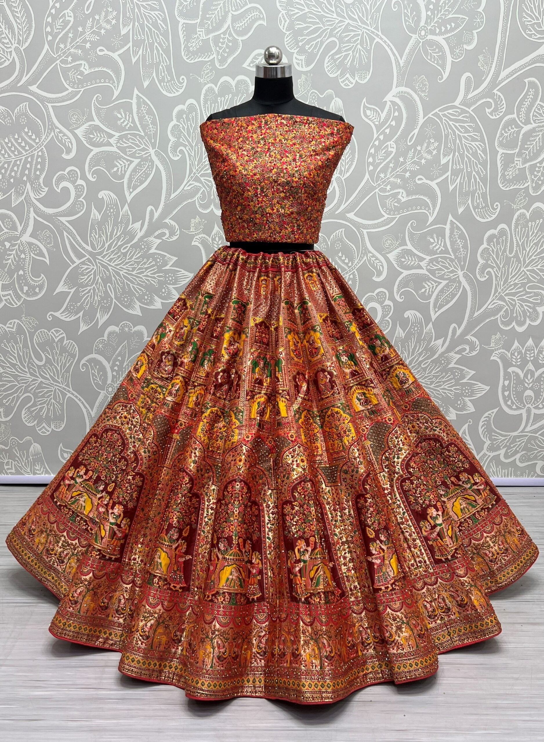 Manorama Saundarya Silk Weave Elegance Lehengha Choli