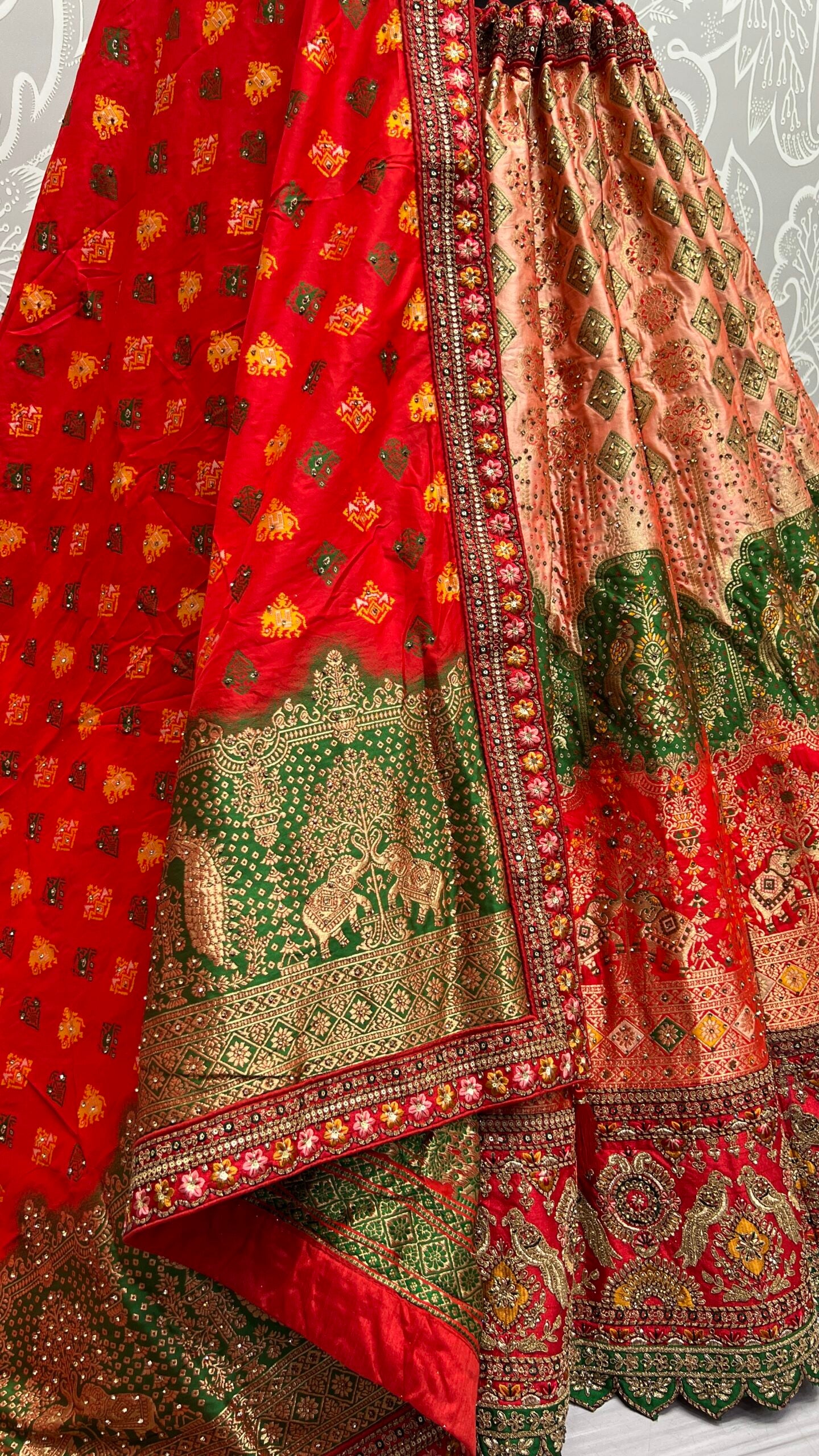 Ratna Kanchana Bridal Banarasi silk Lehengha Choli