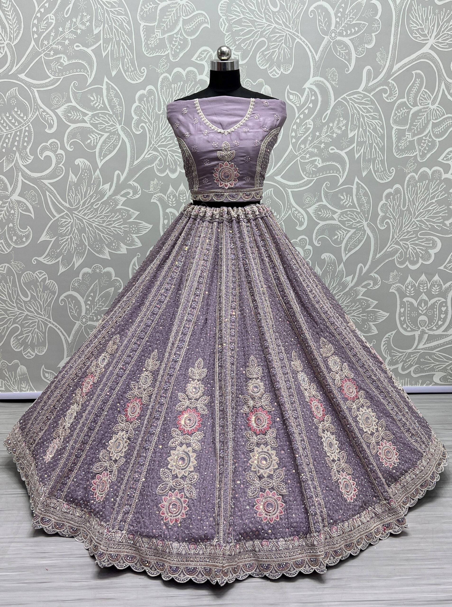 Lavender Majesty Affair Lehenga Choli