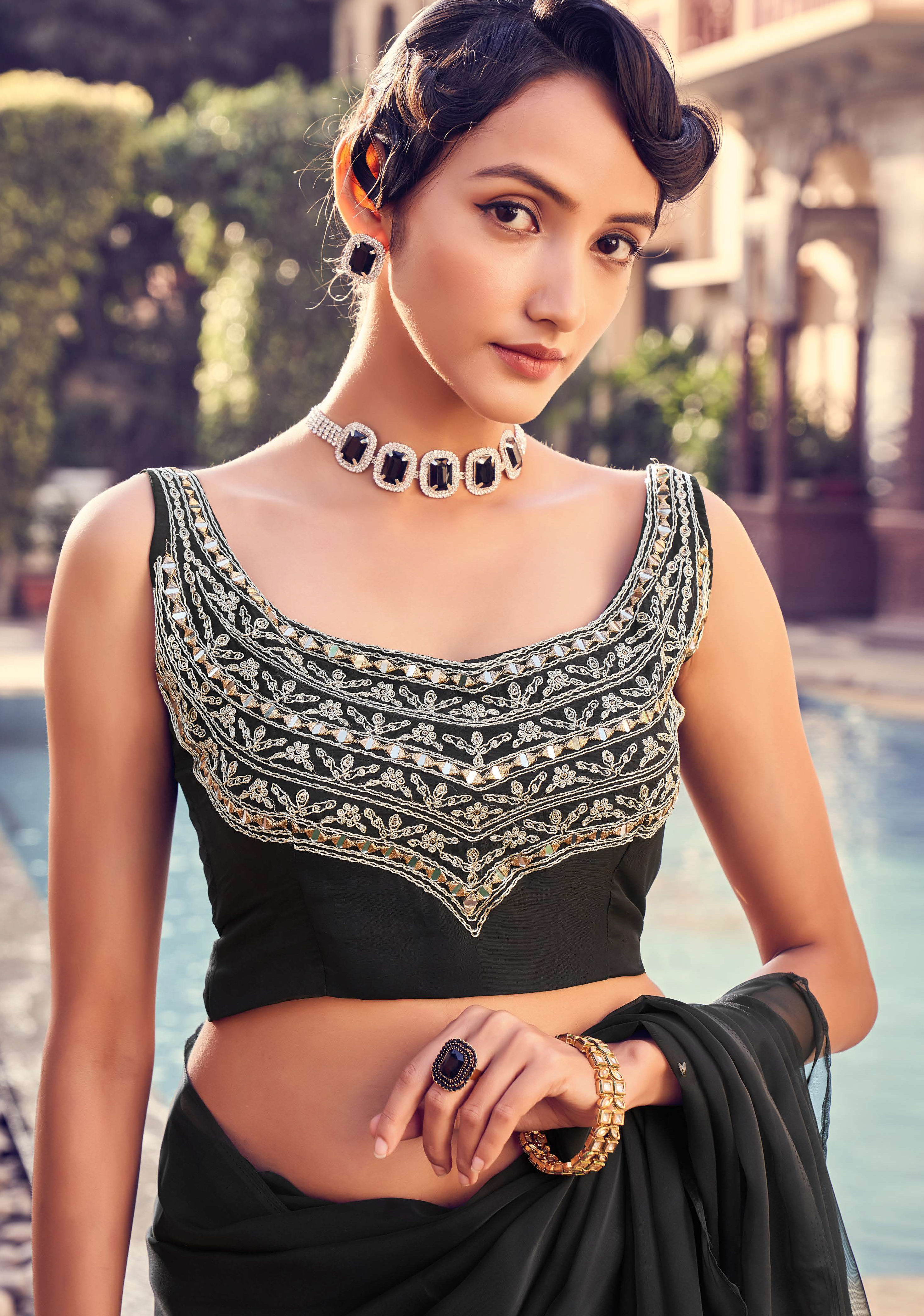 Kohinoor A Kaavya Miror Saree